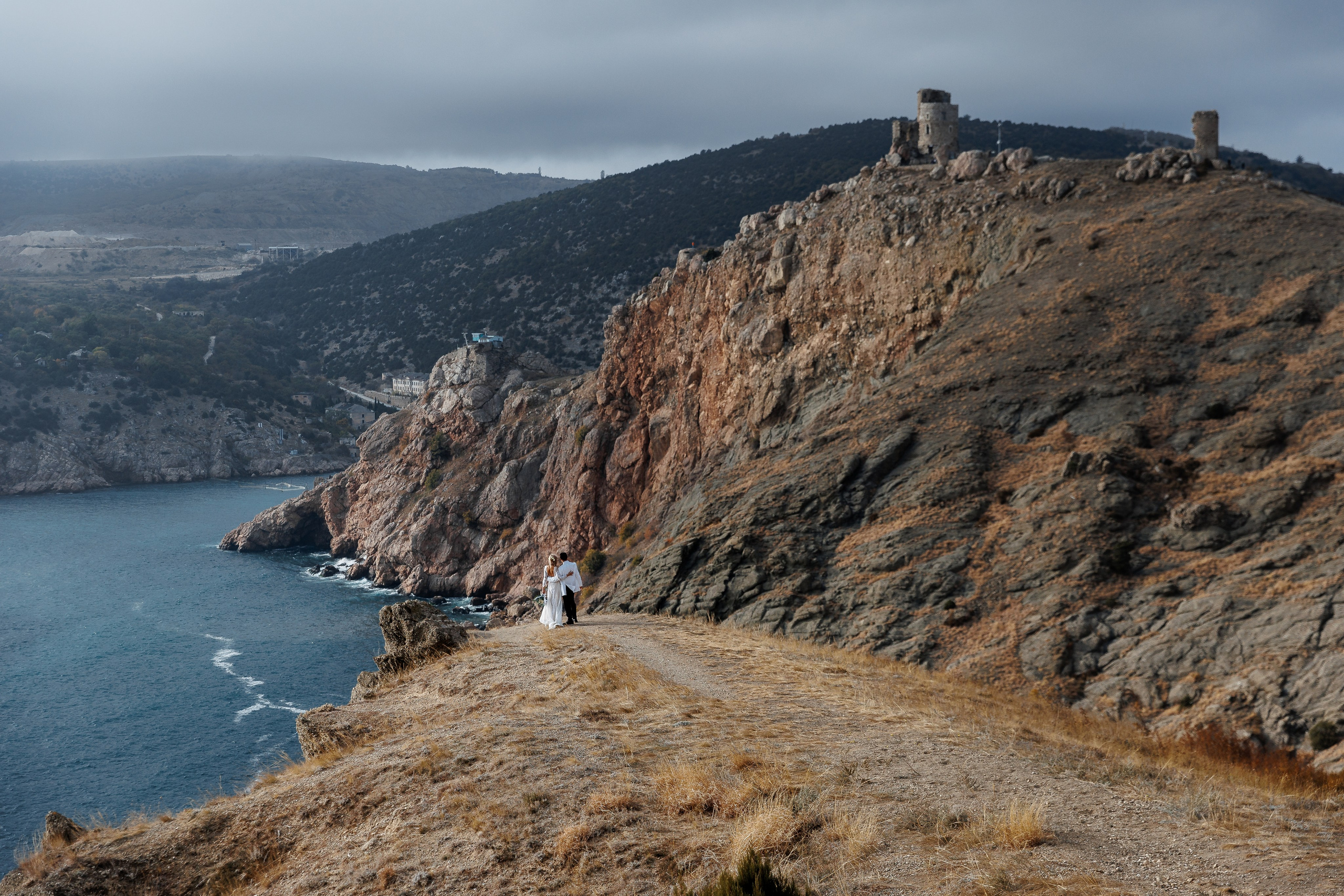 Осенняя Балаклава. Анонс свадьбы Даши и Данила. Свадебный фотограф в Крыму и Севастополе Ольга Баскакова