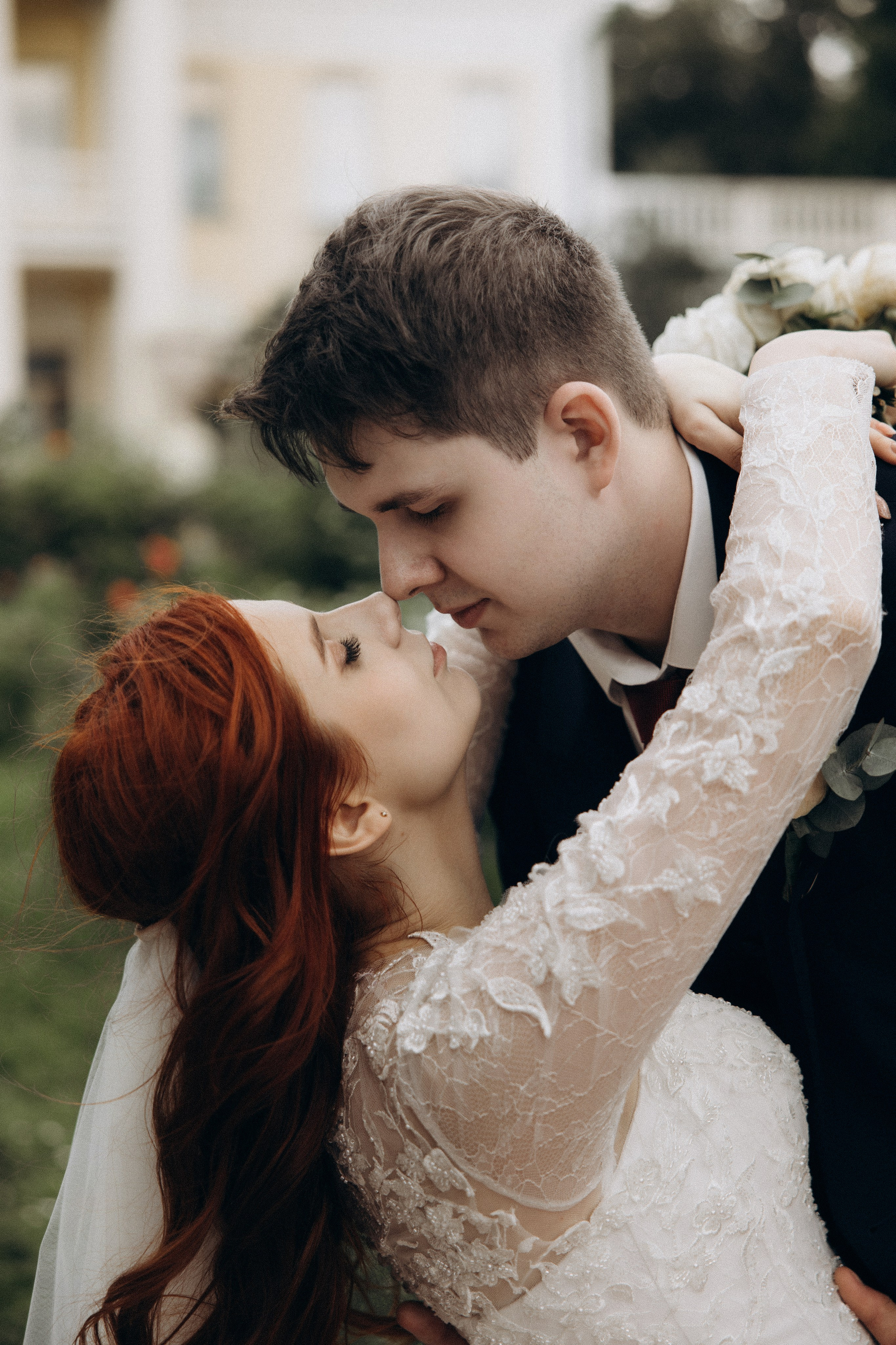 Фотосессия свадьбы Ивана и Александры в парке Горки Ленинские