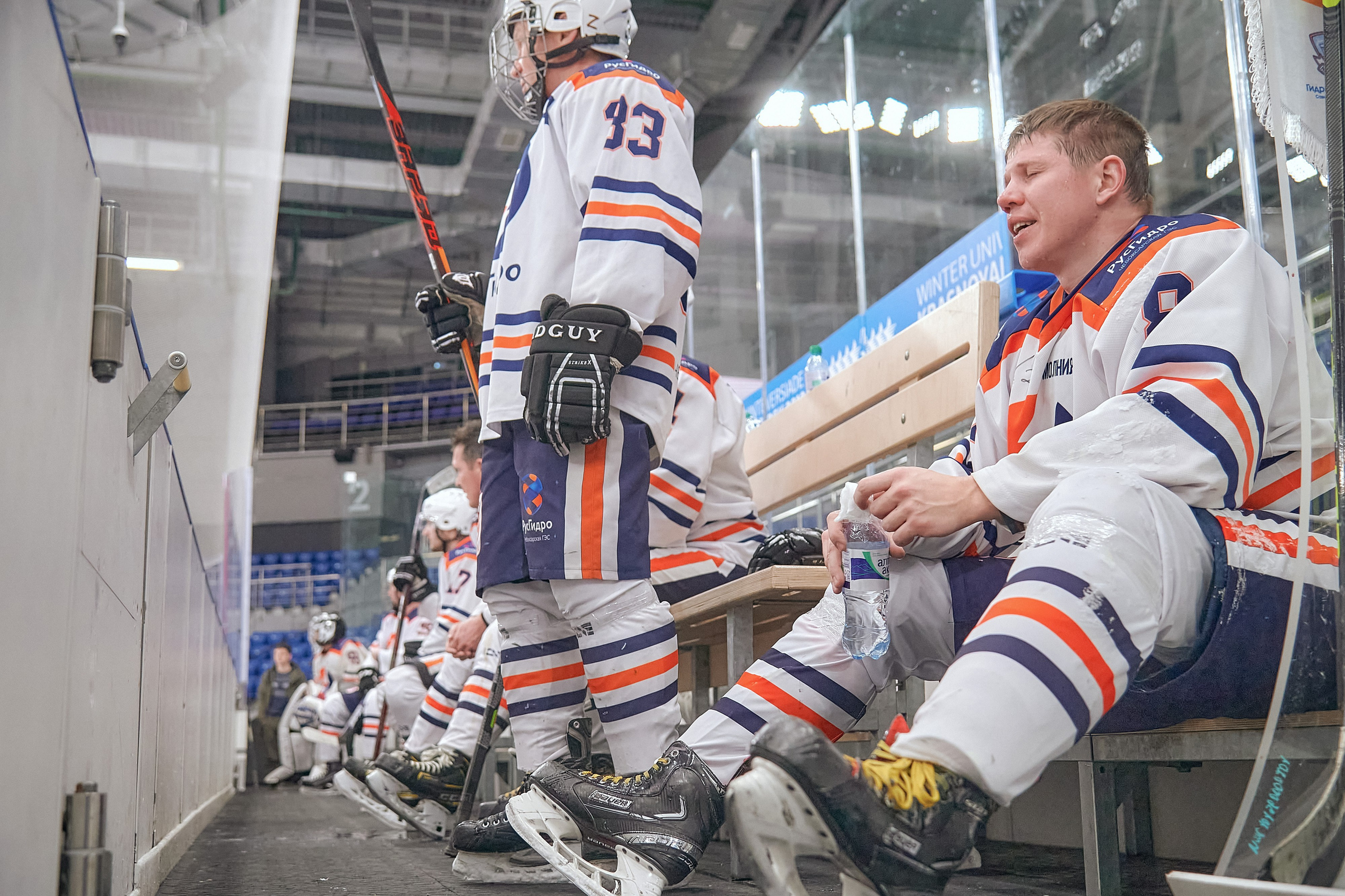 Портфолио репортажной фотосъёмки: Кристалл арена — Хоккей — РусГидро. Фотограф Яковлев Роман — Красноярск