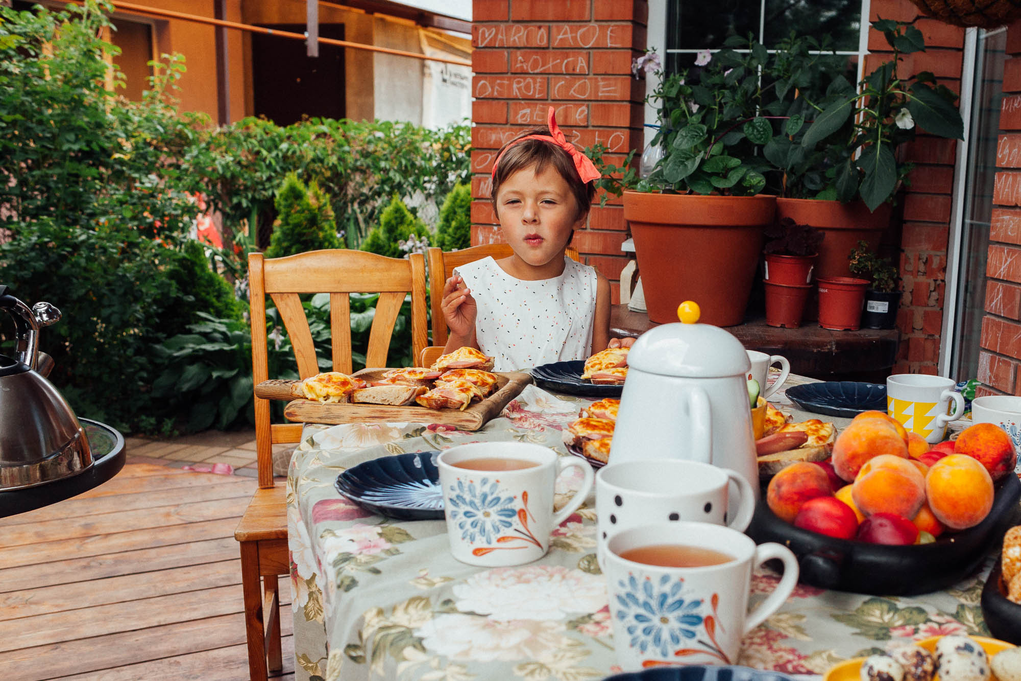 Обед на свежем воздухе. Семейный и свадебный фотограф в Москве Жнякина Юлия