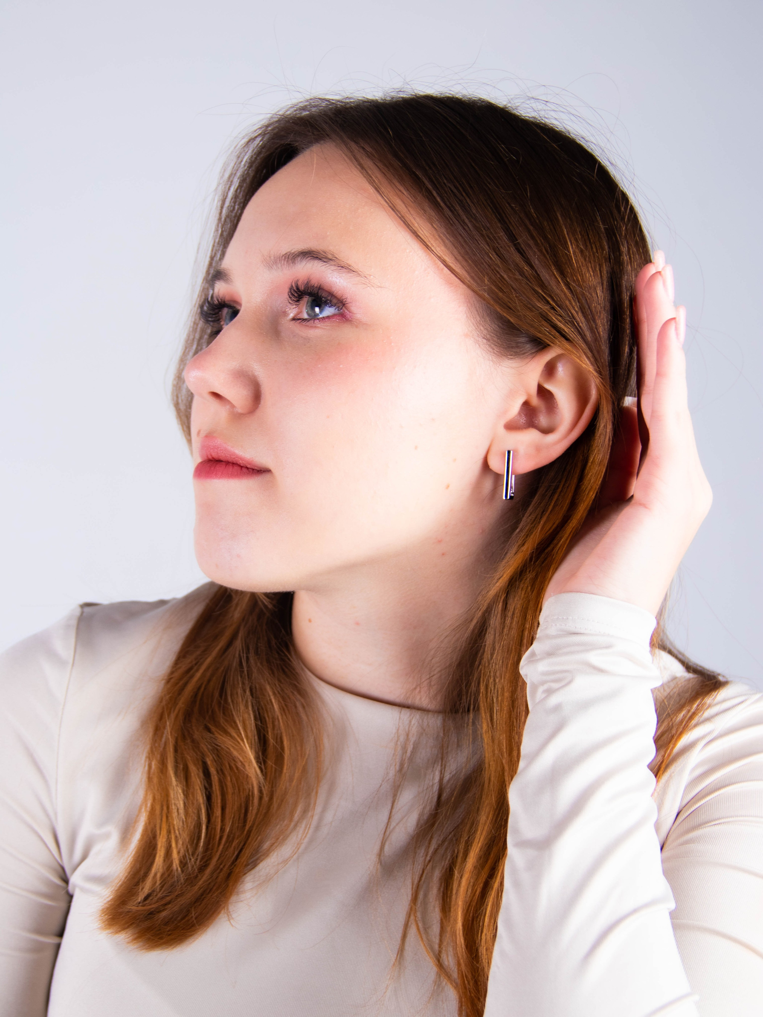 Серьги серебро. «Матрица»