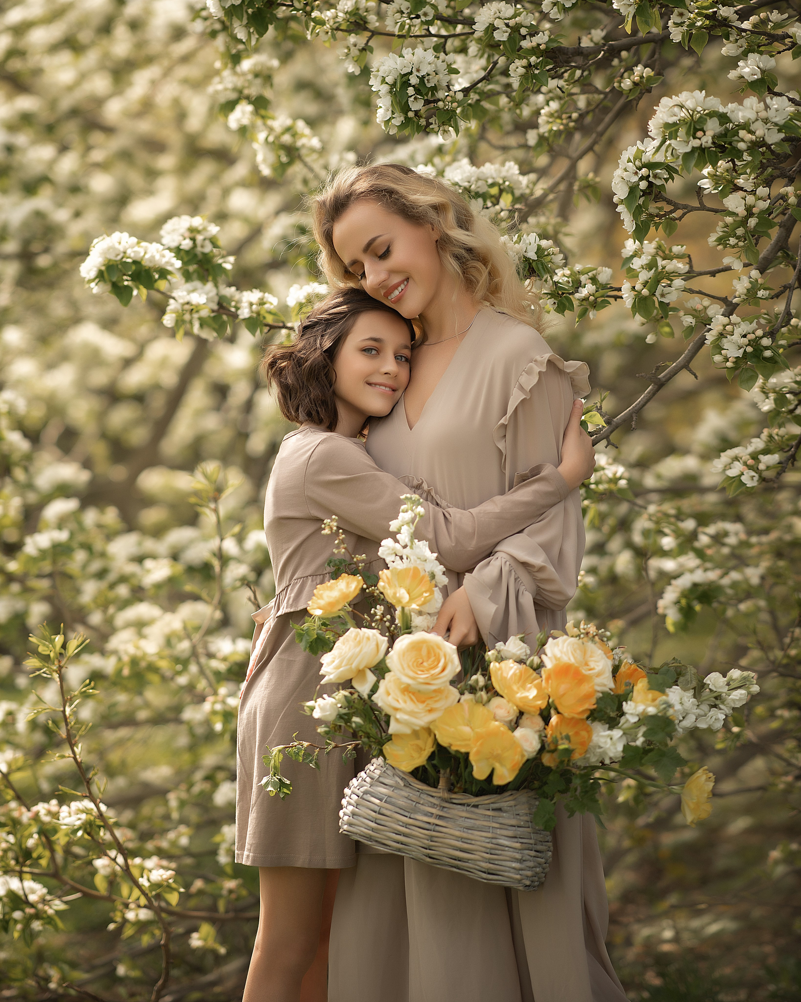 Фотосессия мамы с дочкой. Женский фотограф в Москве Богдашкина Динара