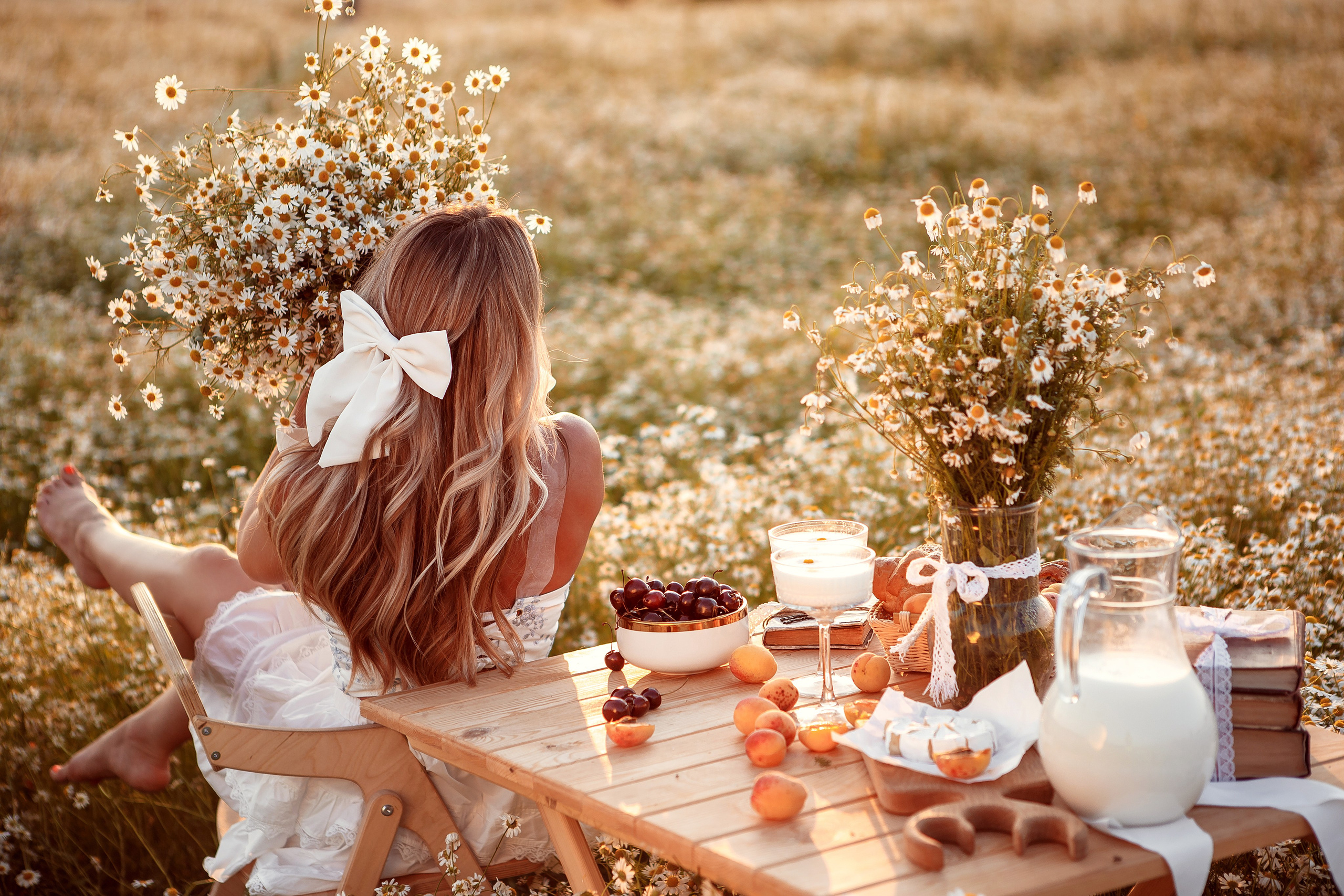 Завтрак в ромашках. Фотограф в Иваново и других городах Ирина Сметанкина