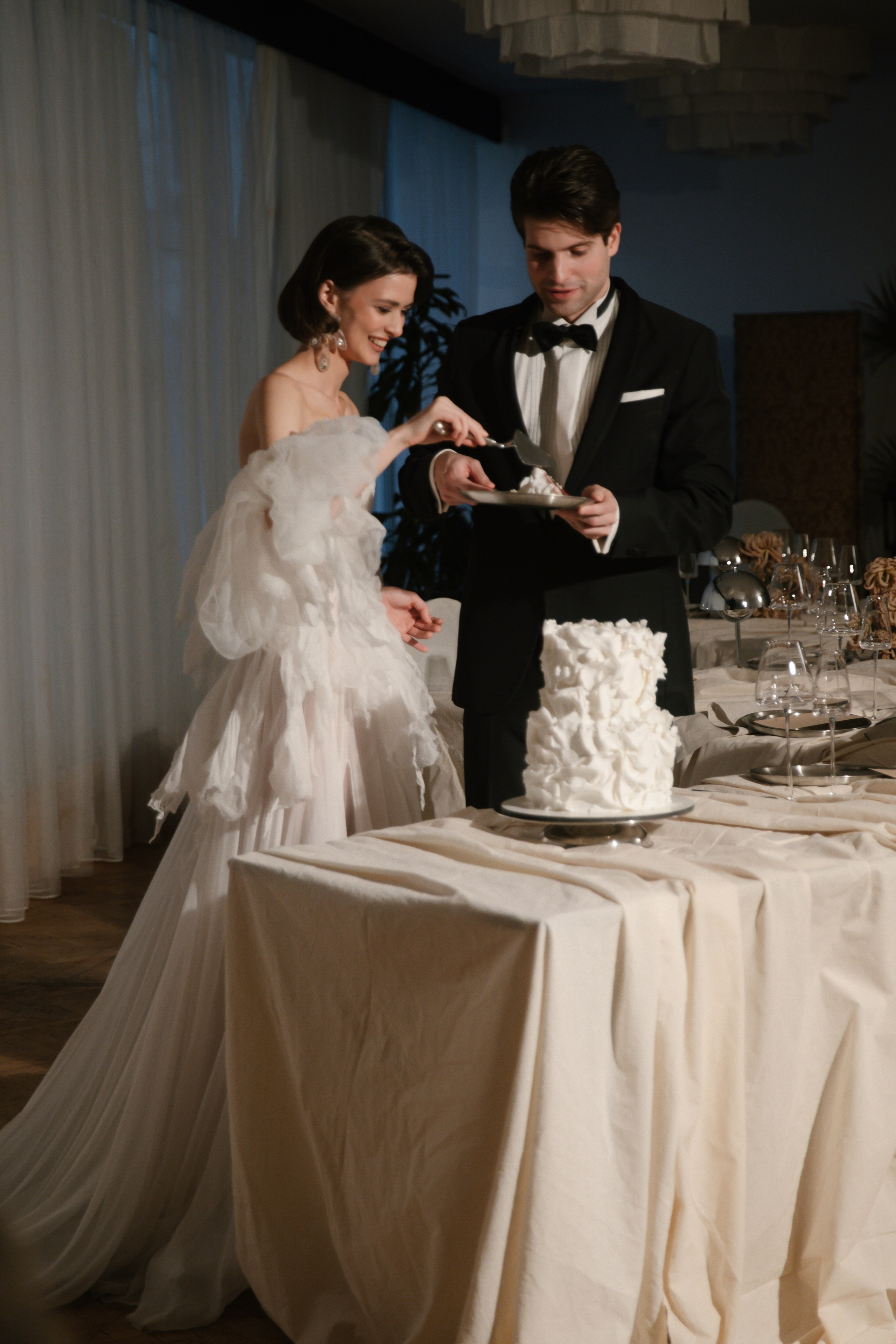 Фотосессия на банкетной площадке. Свадебный и семейный фотограф Анастасия Романова в Москве и Московской области