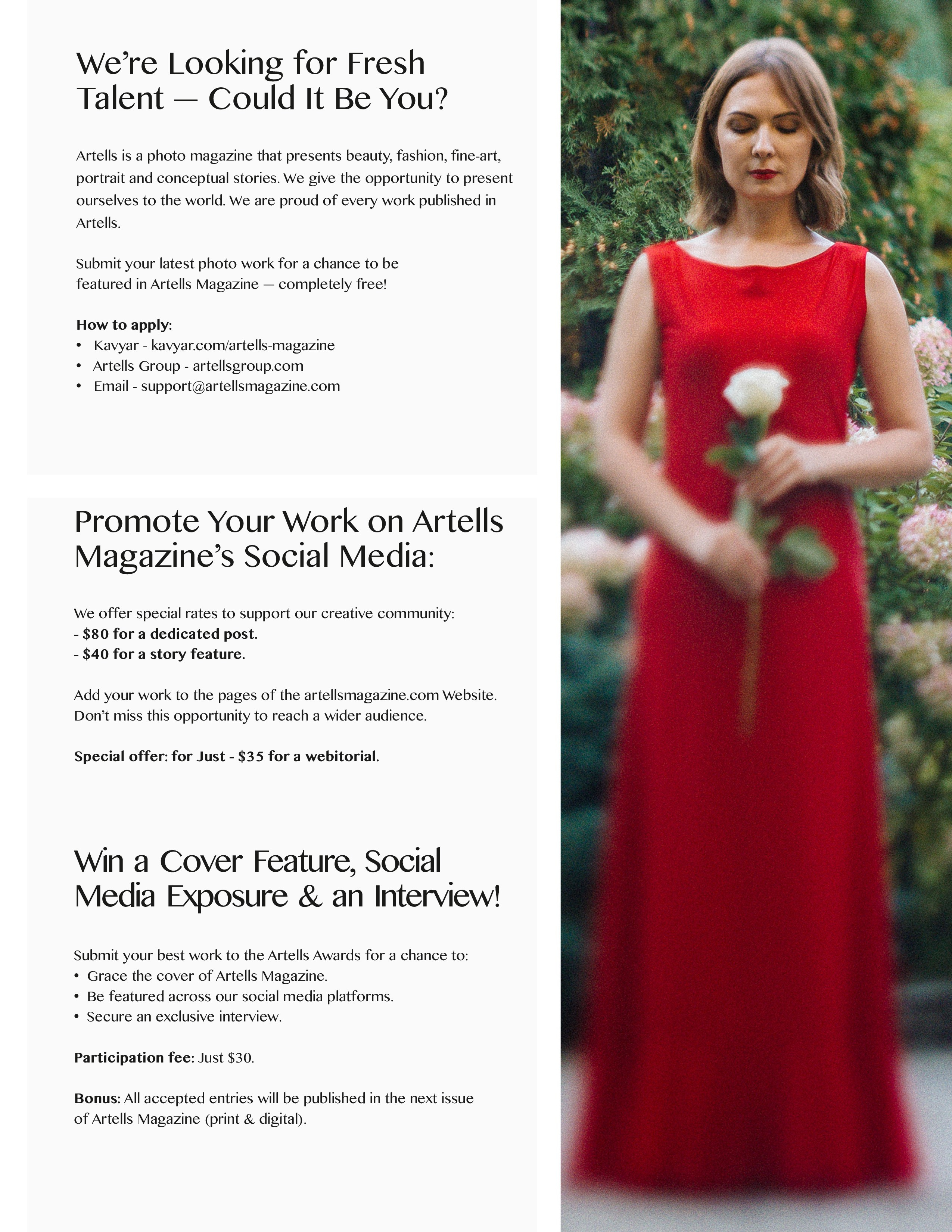 ARTELLS MAGAZINE — PORTRAIT DECEMBER 2025. Анна Демидова — фотография для жизни и бизнеса в Абакане