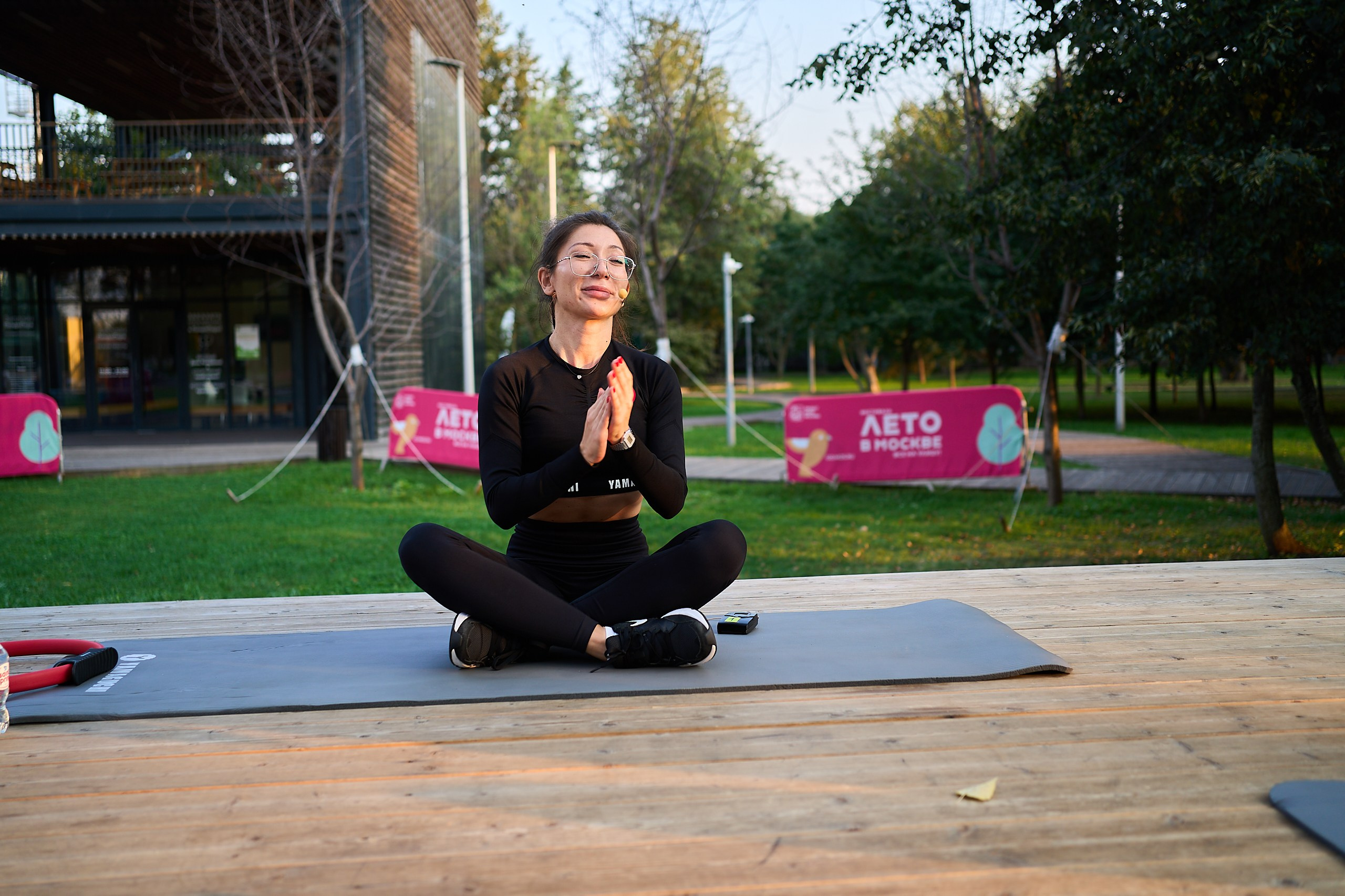 Yamaguchi / открытая тренировка «в стиле Пилатес». Фотограф и Видеограф в Москве. Олег Корушев