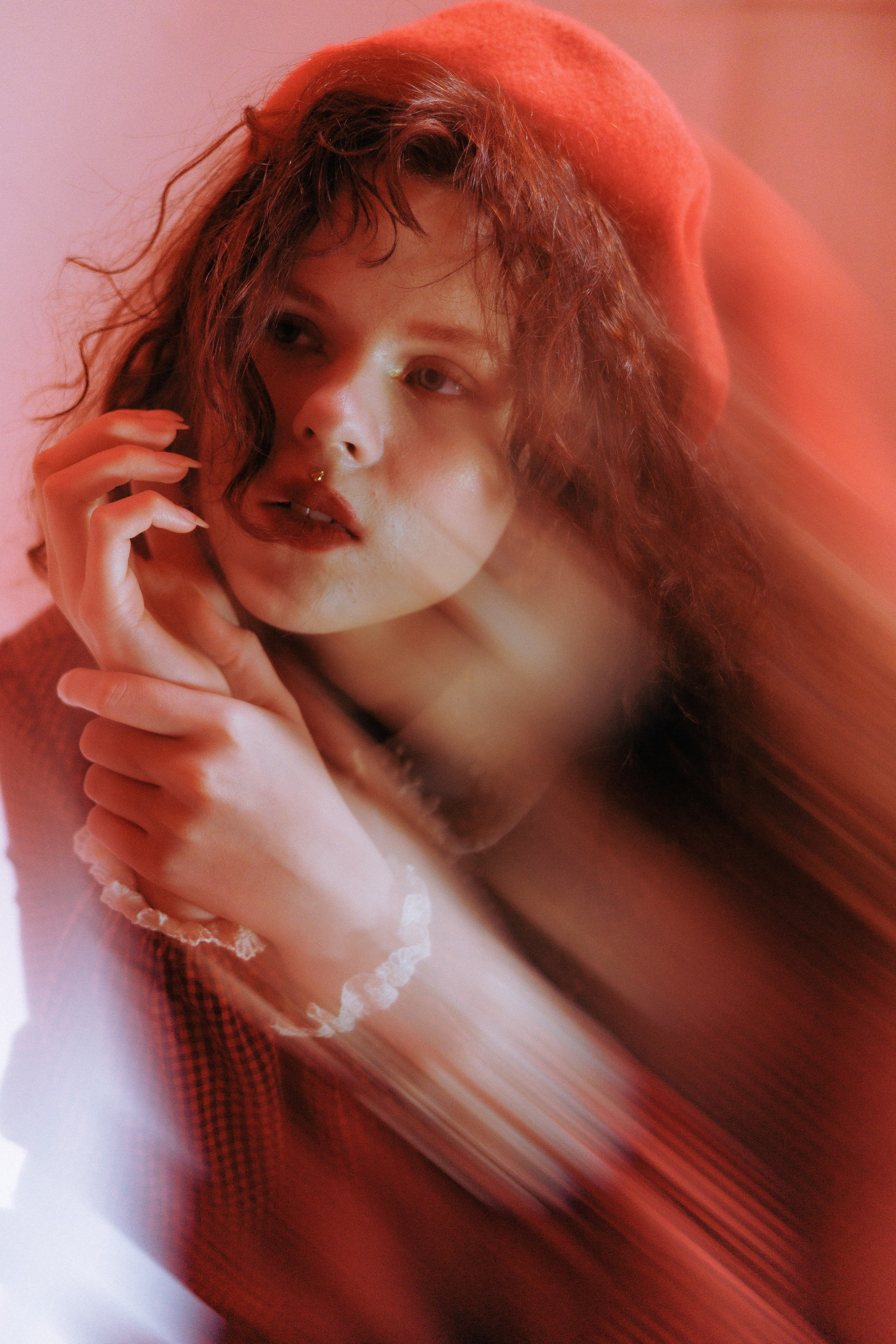 Креативный портрет с цветным светом, Красноярск