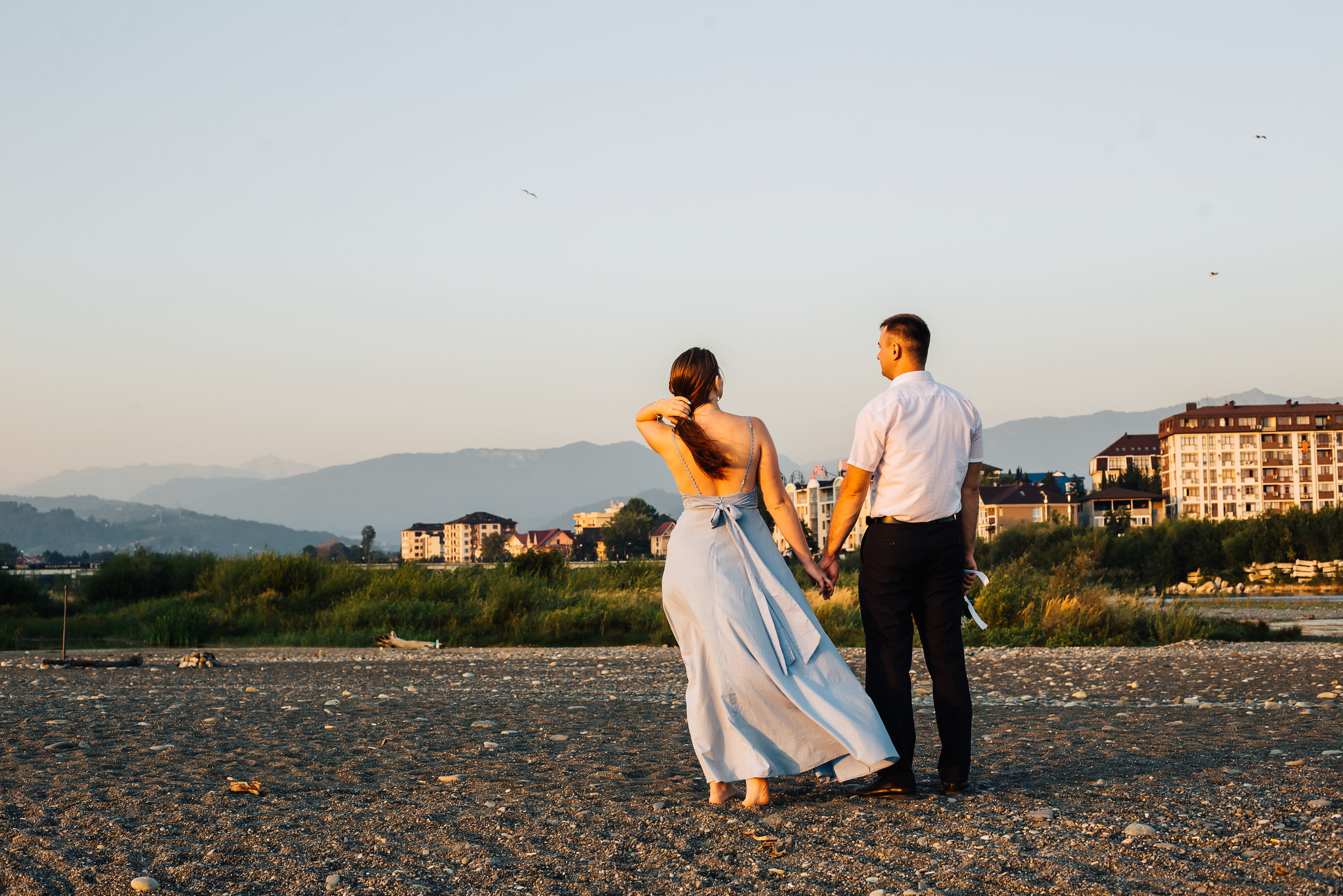Пляж Мандарин. Милана Довгаль - семейный фотограф и видеограф  в Адлере и Сочи