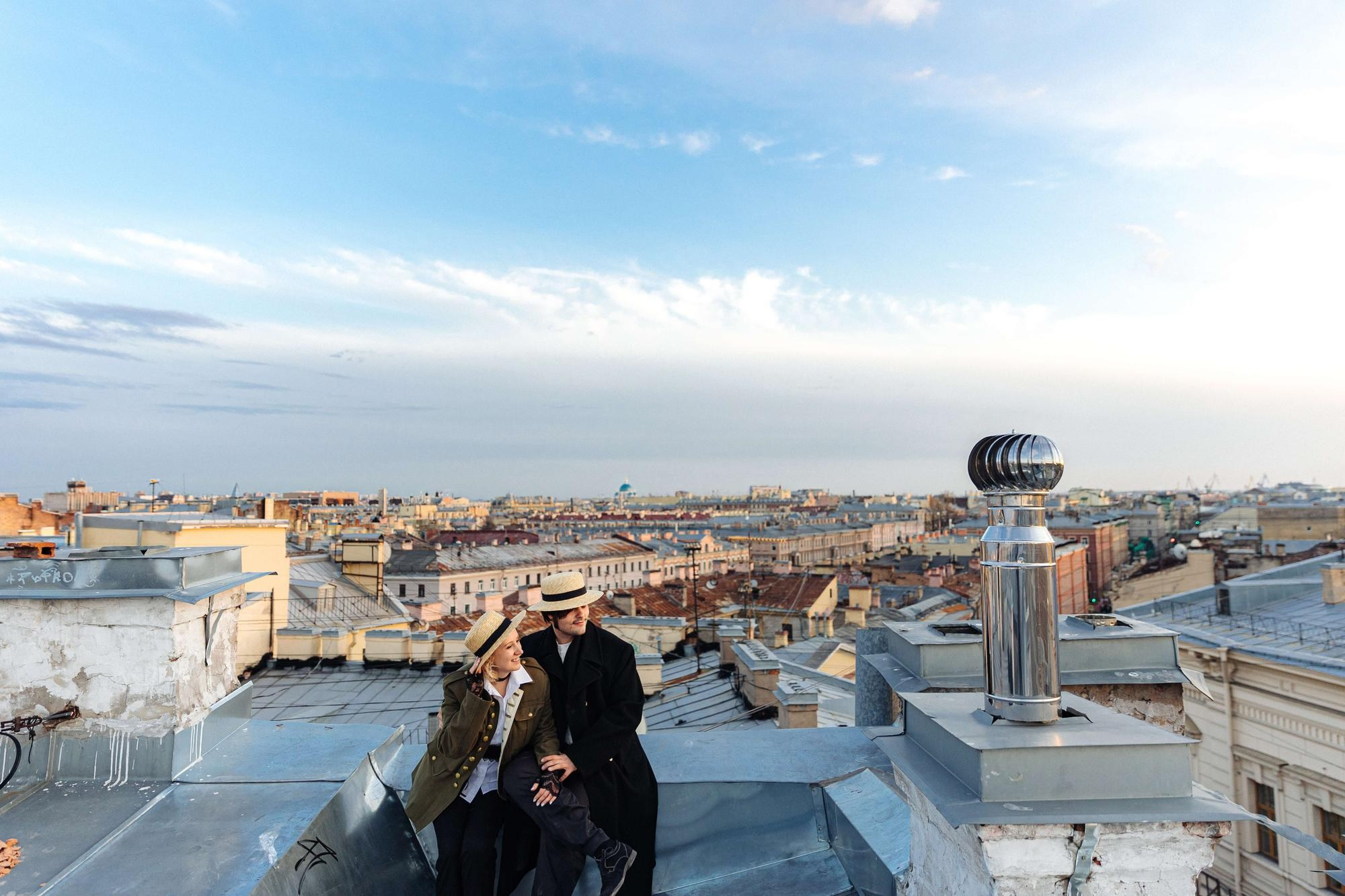 Фотосессия лав стори Вани и Рины в СПб