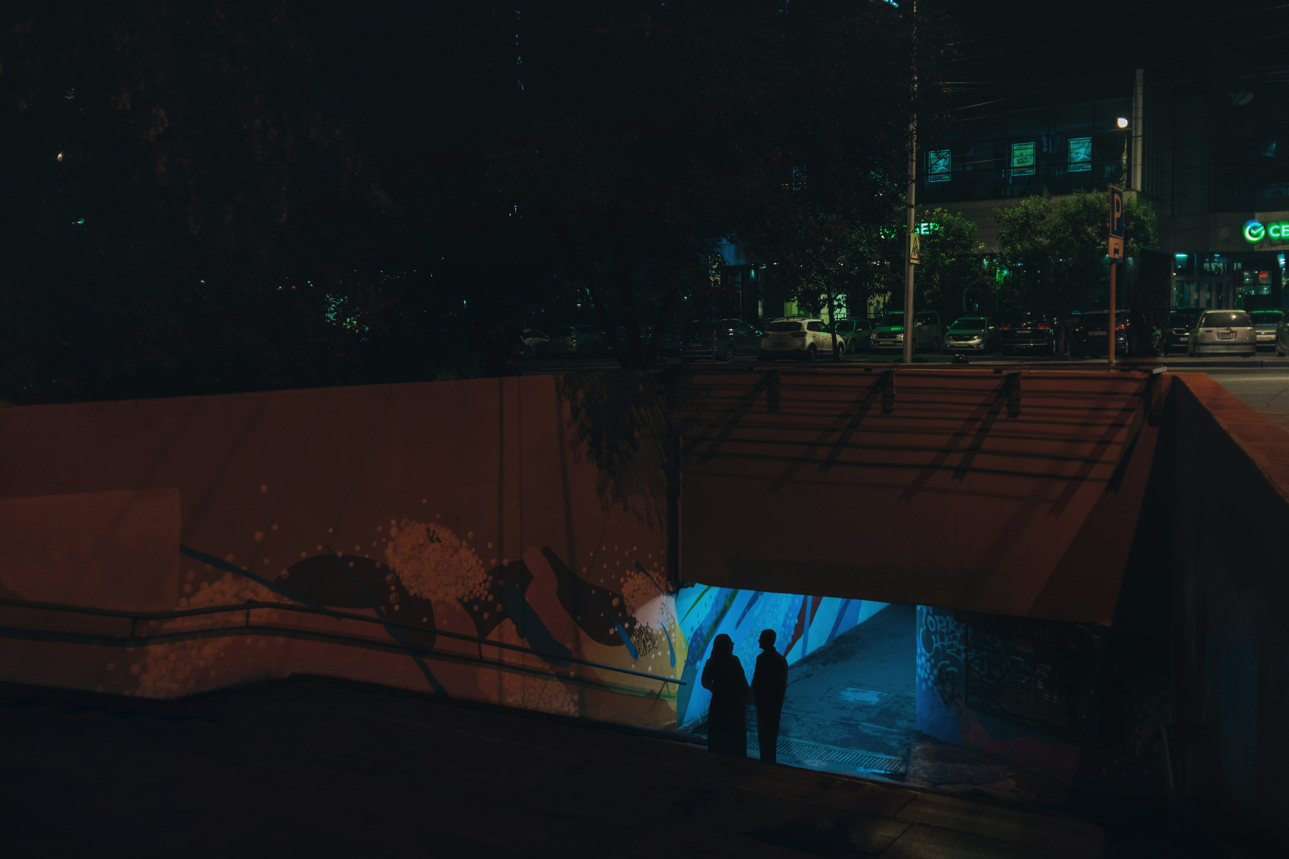 Ася и Влад. Ночная прогулка. Фотограф Регина Крикунова г. Красноярск