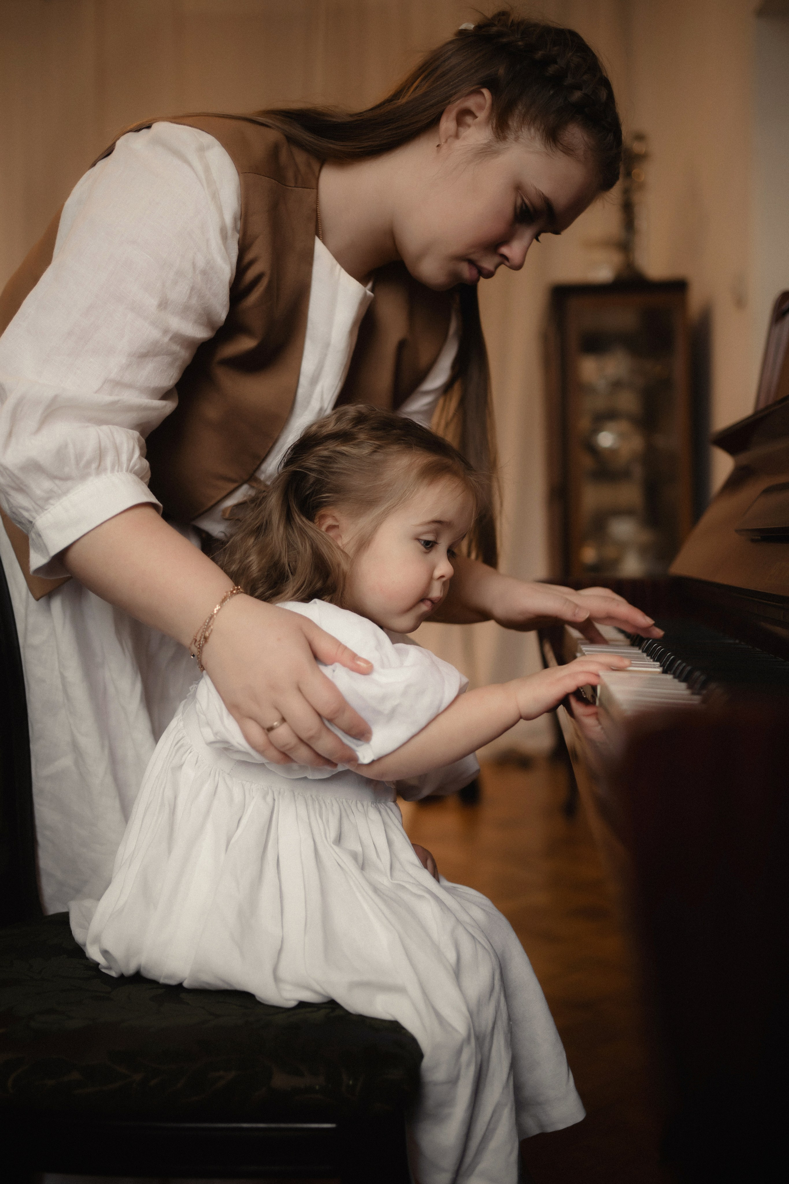 Винтажная фотосессия с дочкой. Семейный фотограф в Москве и в Домодедово Екатерина Патракова