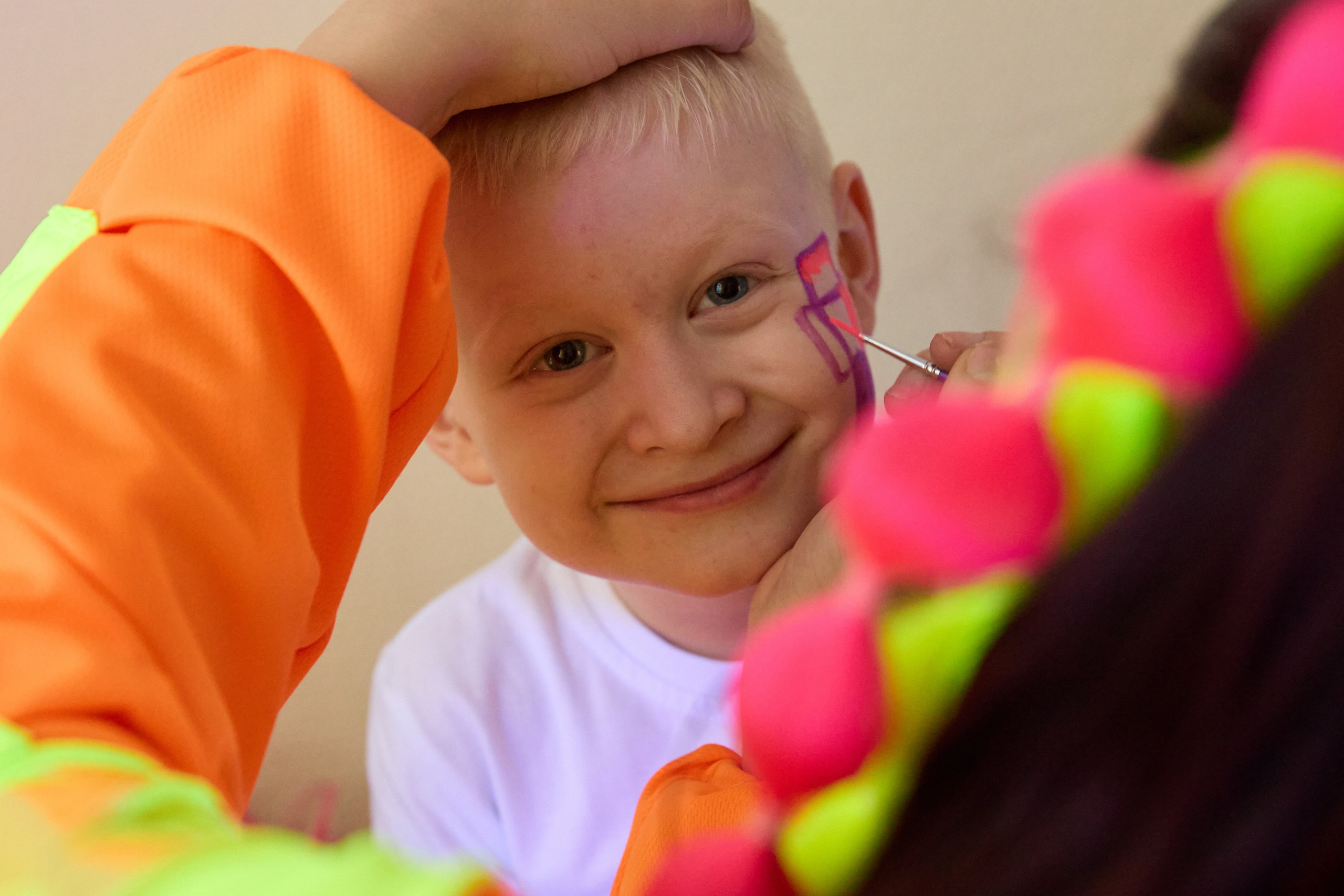 Детская фотосессия с аквагримом