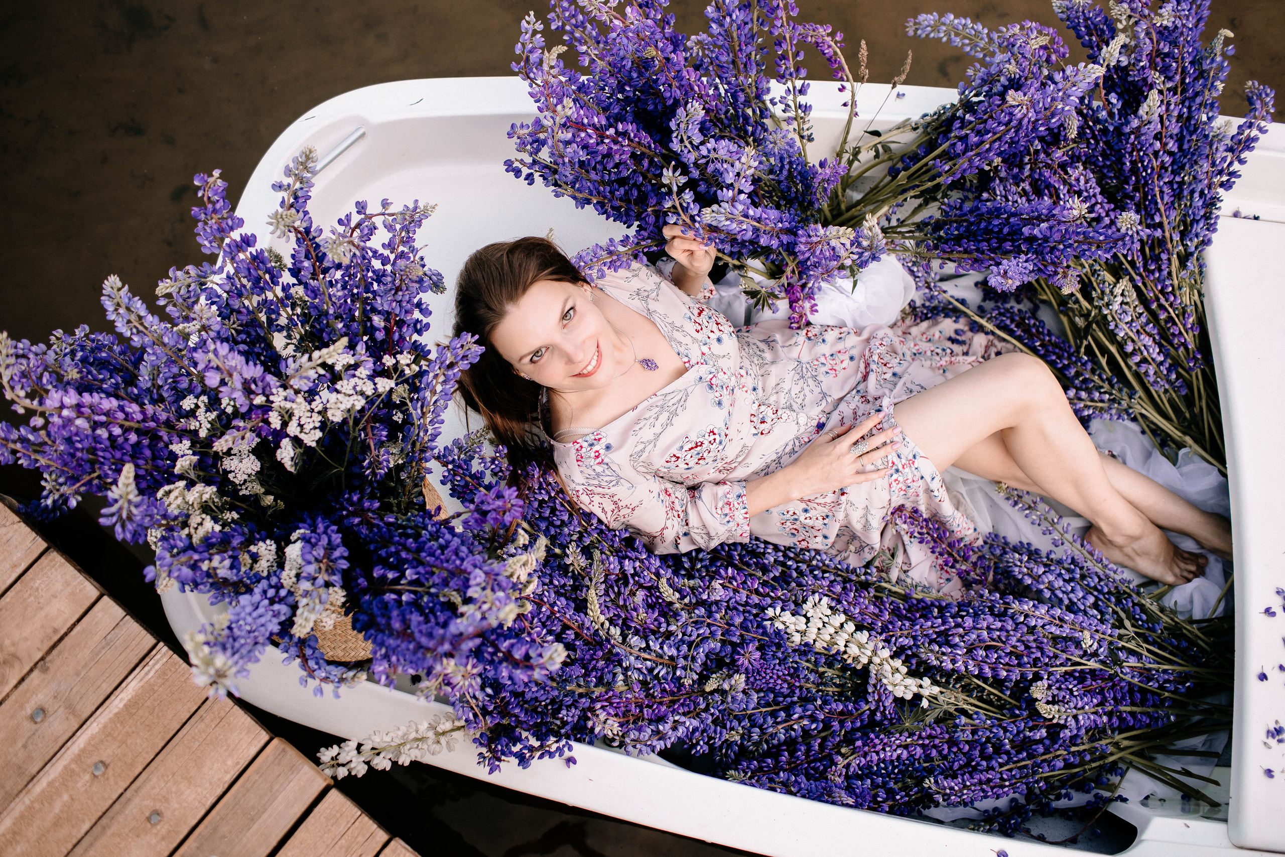 Фотодень «Цветочная лодка». Фотосессии Фотодни Псков СПб