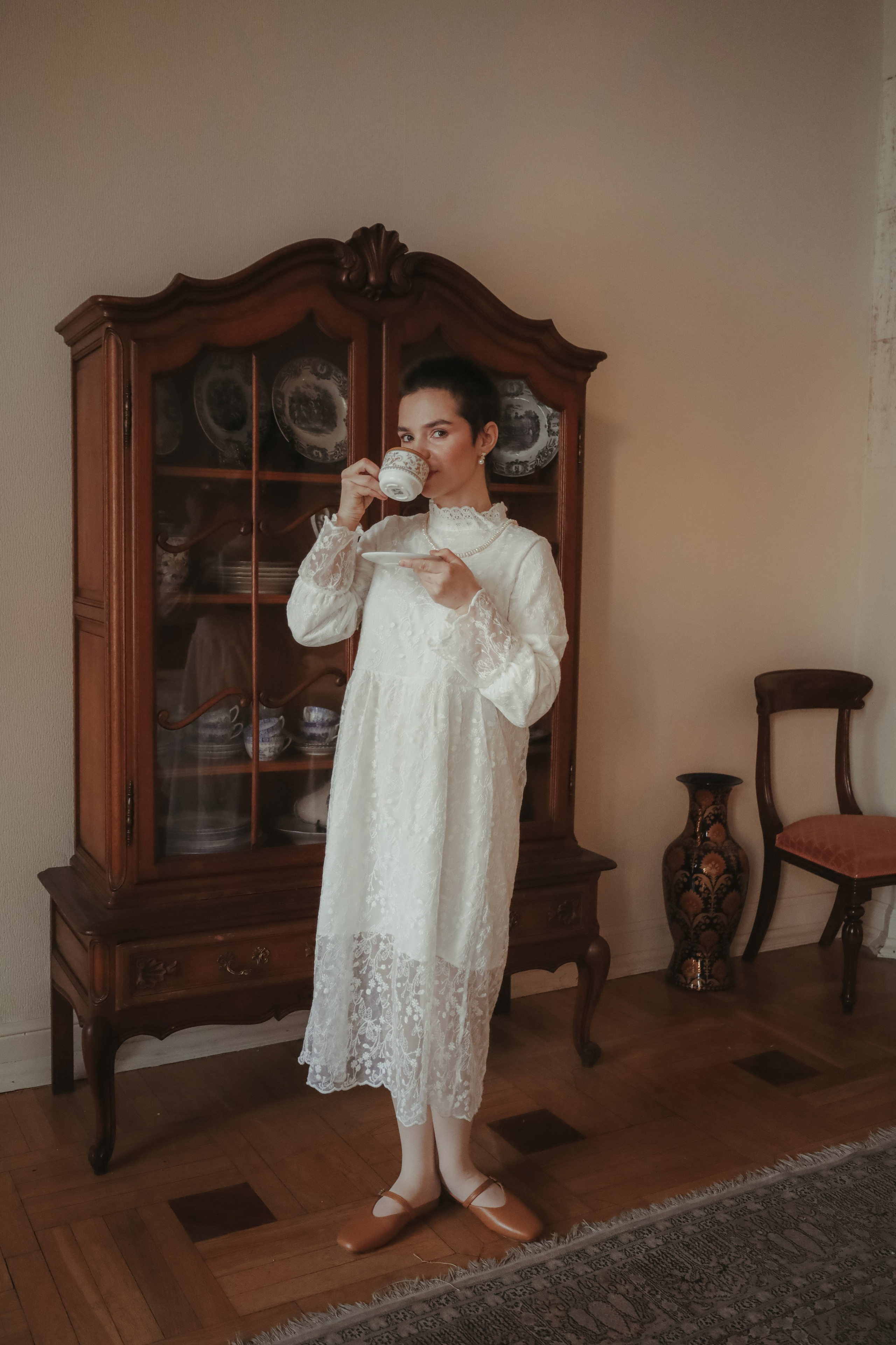 Актриса в особняке. Фотограф Химки Анна Татарских