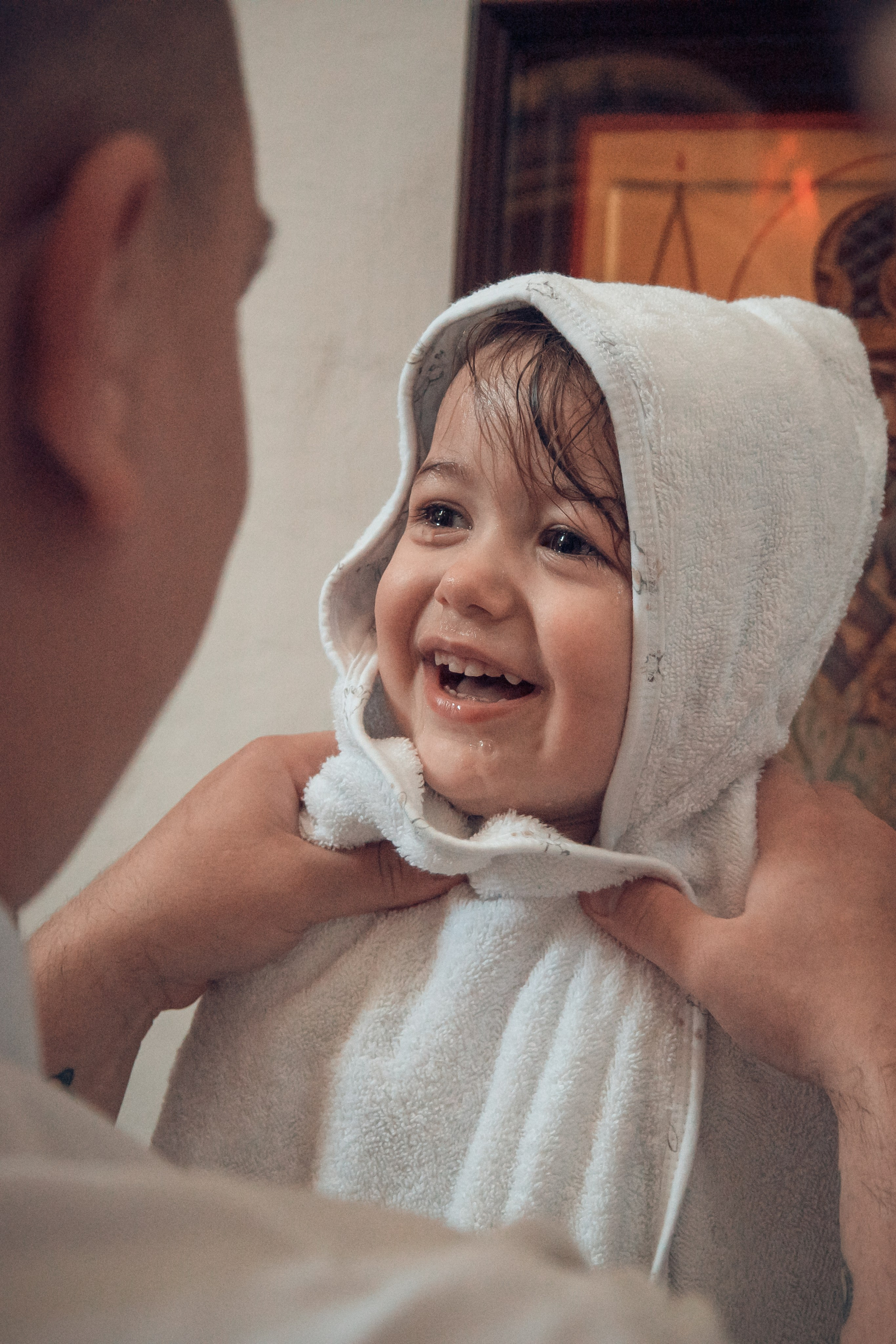 Таинство Крещения Киры. Благовещенская церковь. Семейный фотограф в Рязани и Рязанской области