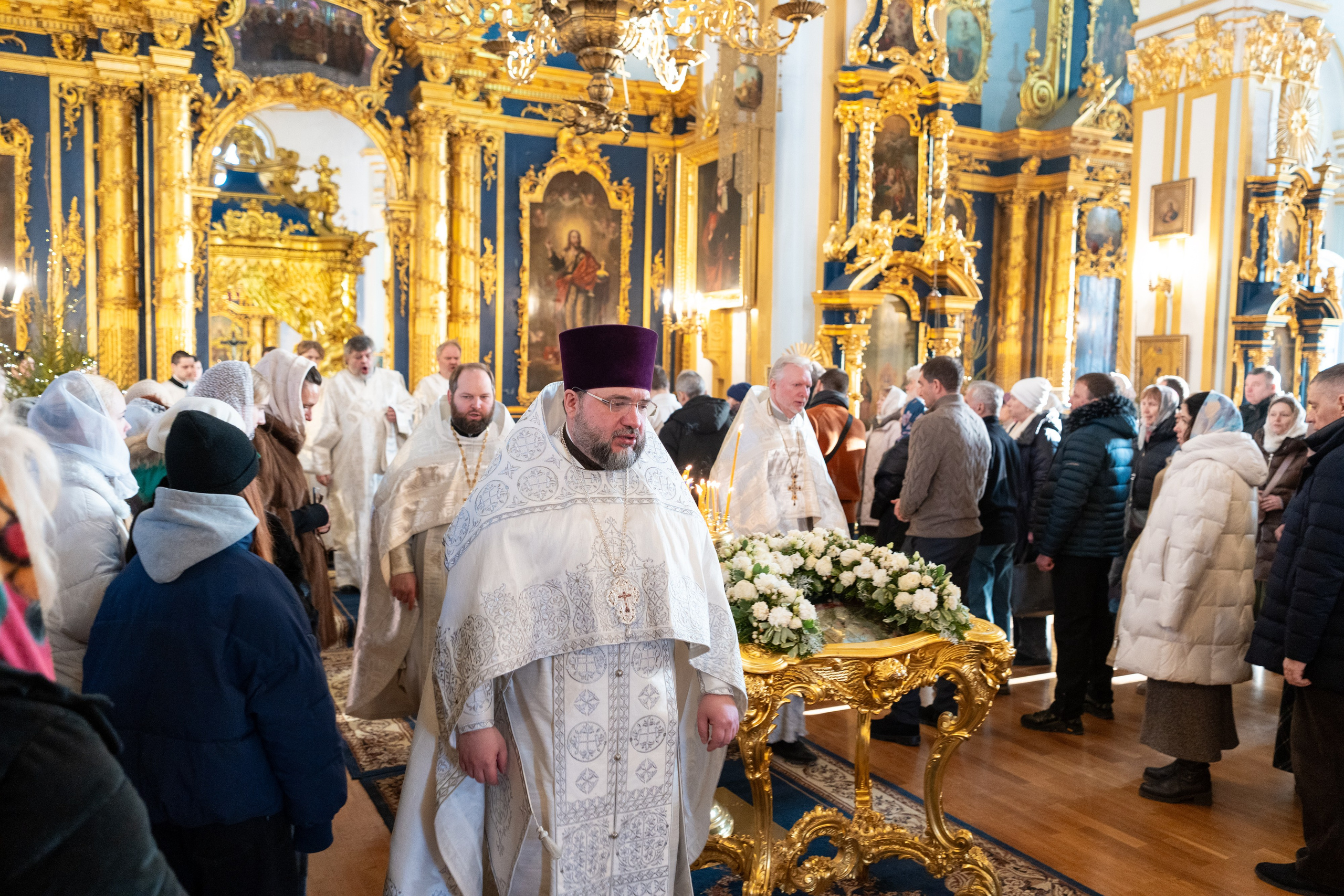 Неделя 33-я по Пятидесятнице, по Богоявлении. Попразднство Богоявления. Мученицы Татианы Римской. НИКОЛО-БОГОЯВЛЕНСКИЙ МОРСКОЙ СОБОР