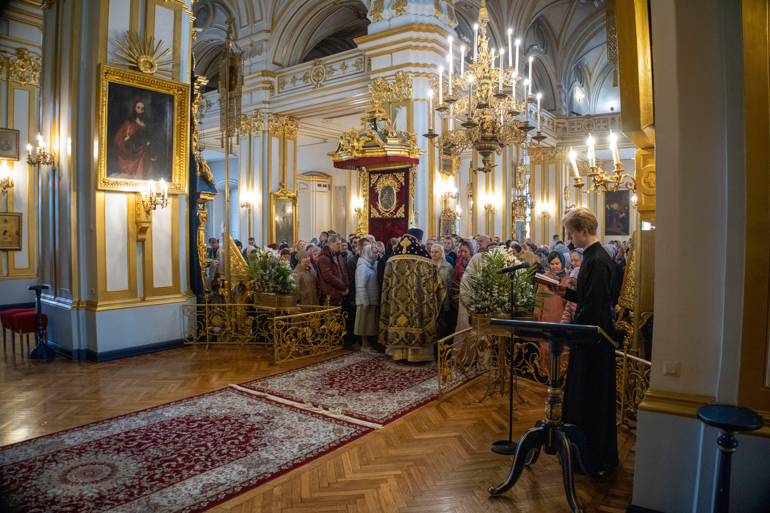 ВЕЛИКИЙ ЧЕТВЕРГ. ВОСПОМИНАНИЕ ТАЙНОЙ ВЕЧЕРИ. НИКОЛО-БОГОЯВЛЕНСКИЙ МОРСКОЙ СОБОР