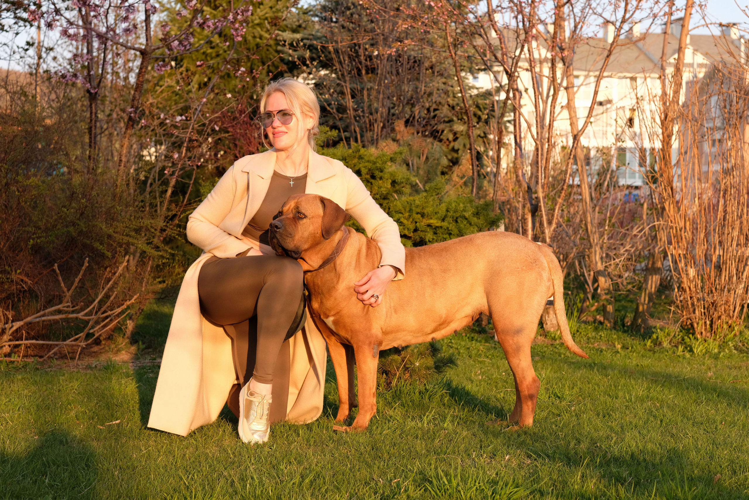 Прогулка с собакой. Студийный, портретный, семейный фотограф Южно-Сахалинска Яна Радаева