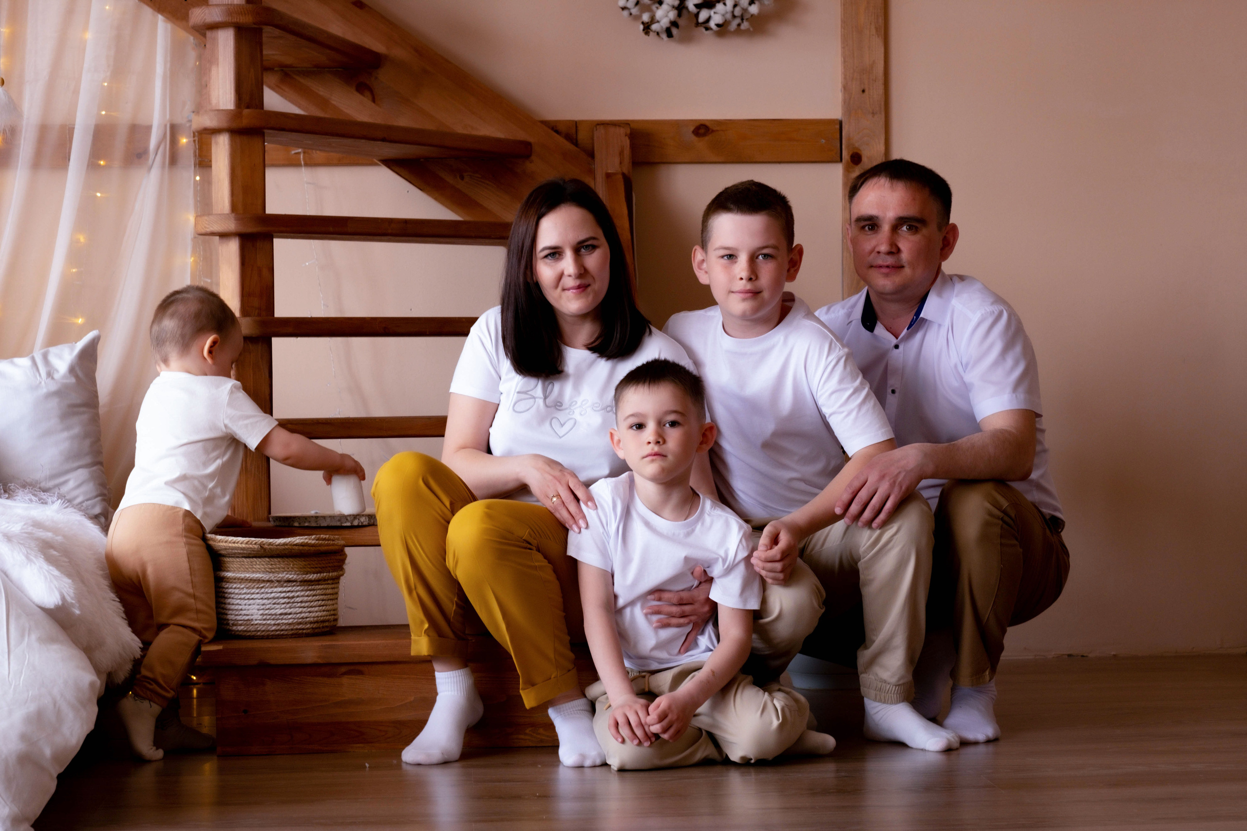 Семейная фотосессия Алены. Студийный, портретный, семейный фотограф Южно-Сахалинска Яна Радаева