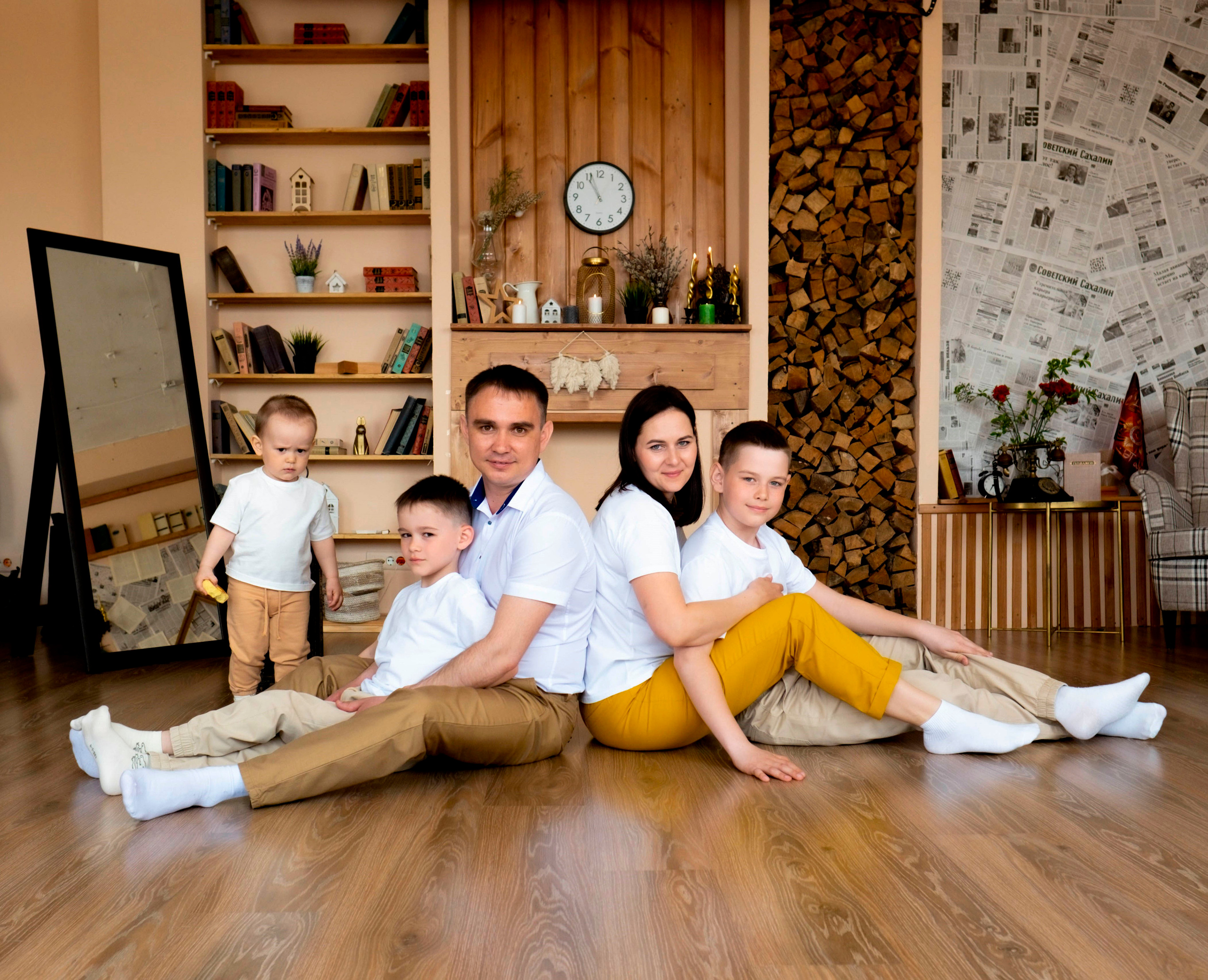 Семейная фотосессия Алены. Студийный, портретный, семейный фотограф Южно-Сахалинска Яна Радаева