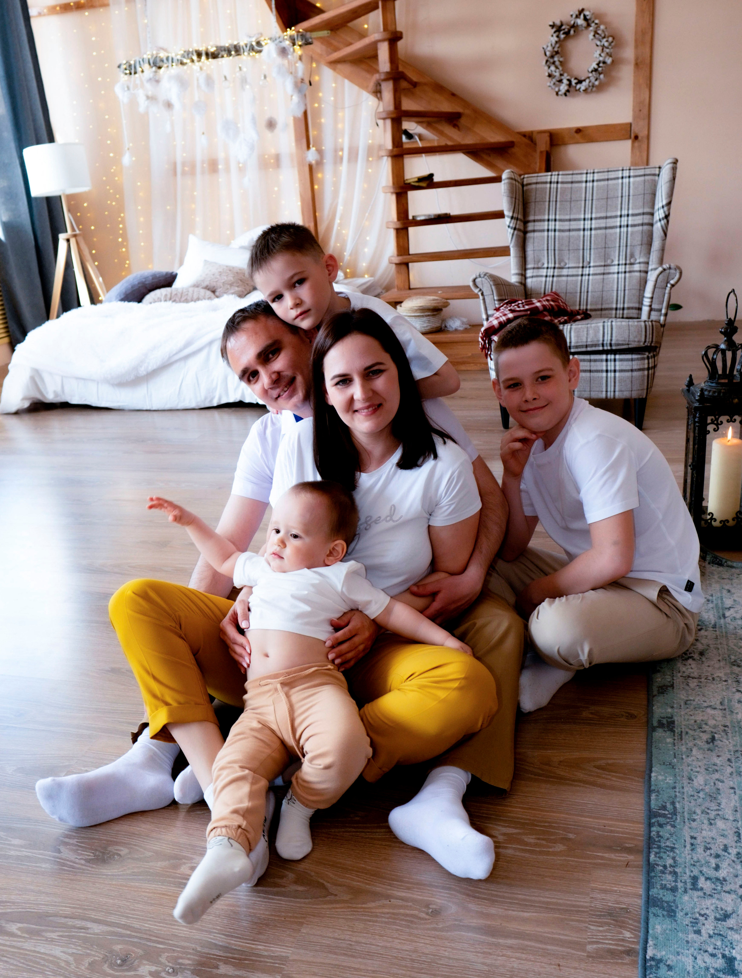 Семейная фотосессия Алены. Студийный, портретный, семейный фотограф Южно-Сахалинска Яна Радаева