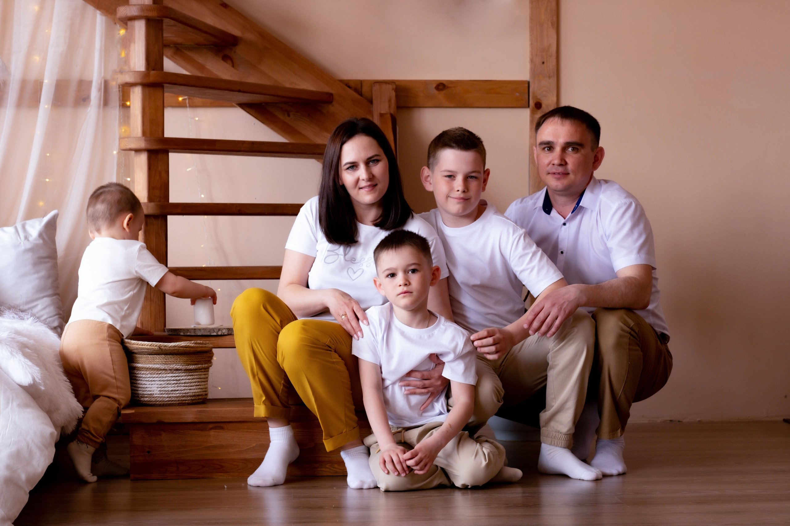 Семейная фотосессия Алены. Студийный, портретный, семейный фотограф Южно-Сахалинска Яна Радаева