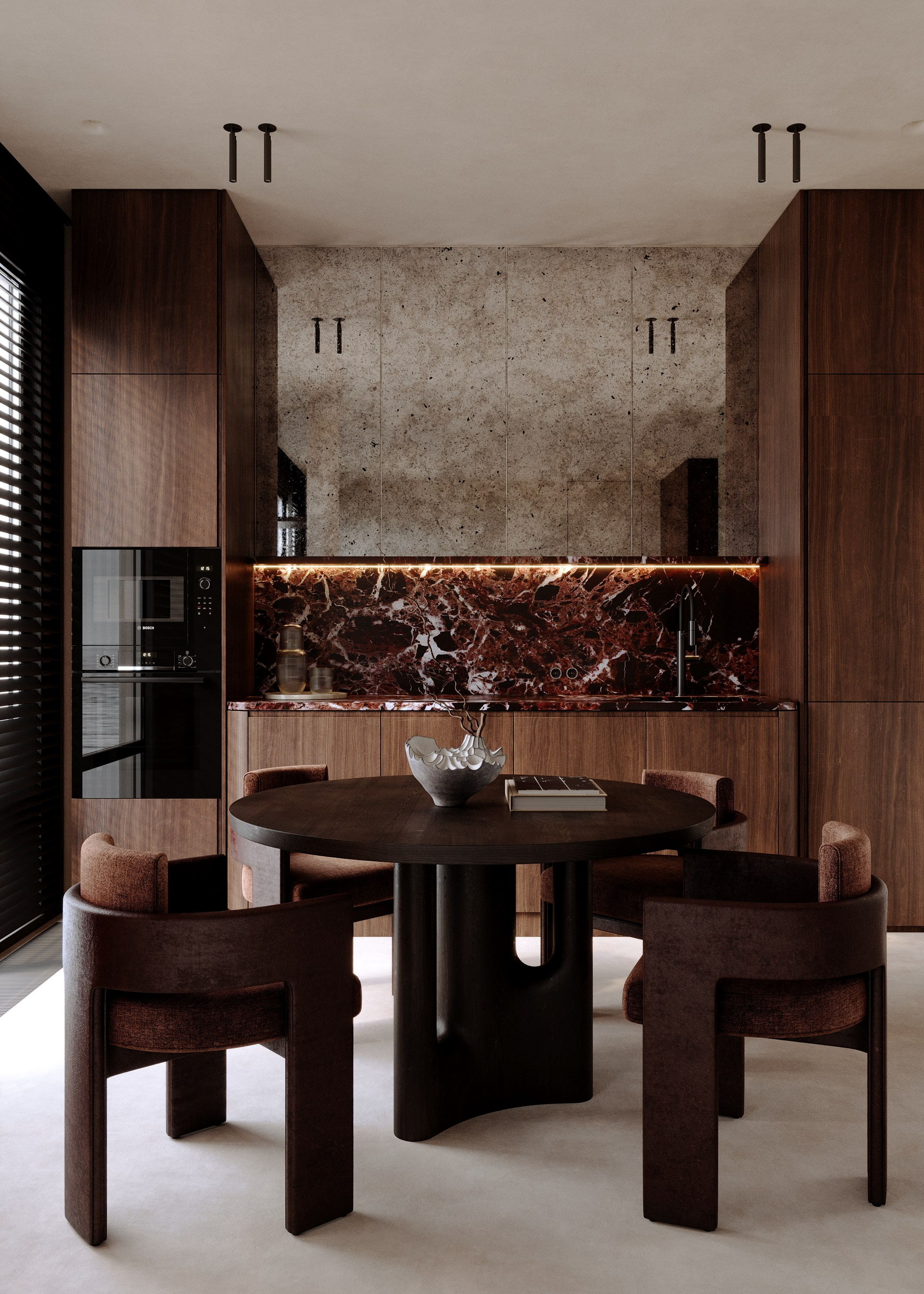 ЖК Глоракс | кухня-гостиная. 3d визуализатор Валерия Романова