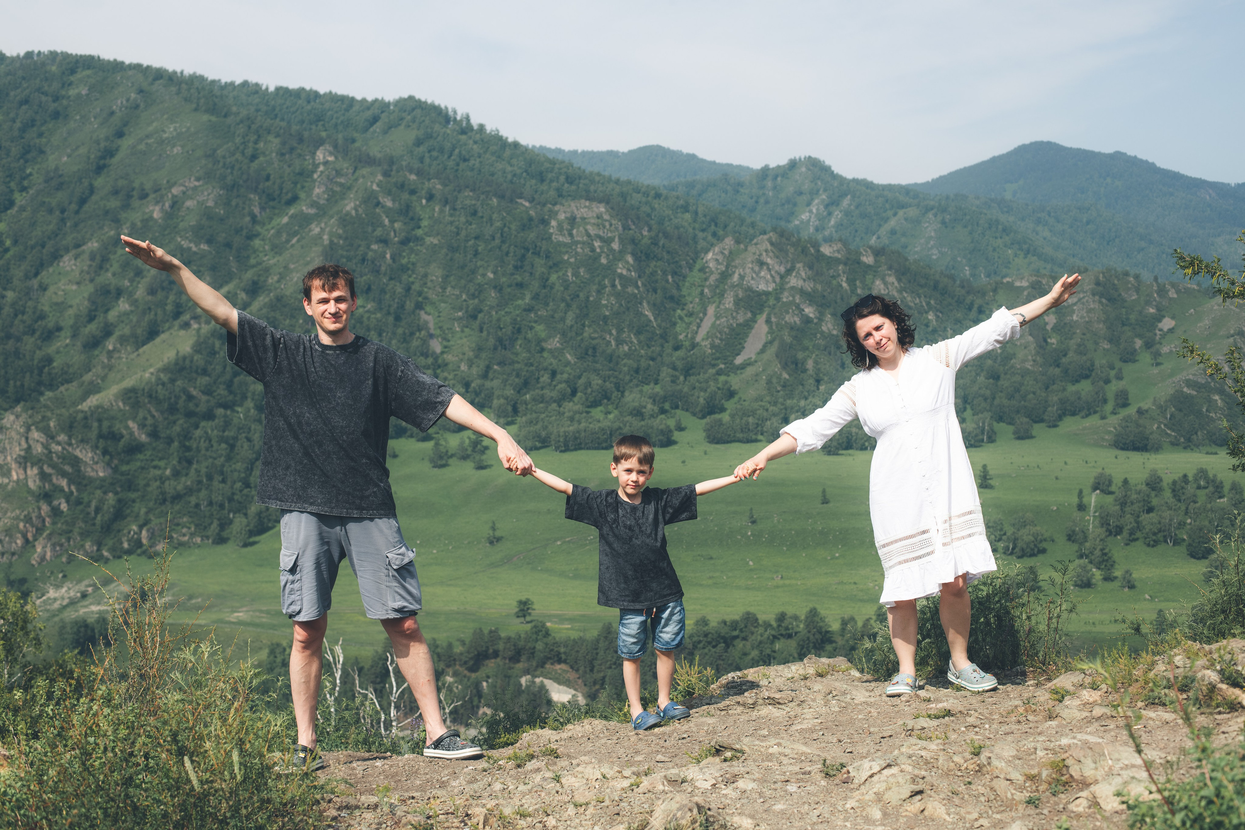 Ксения & родные. Фотограф Нина Брандт в Горном Алтае