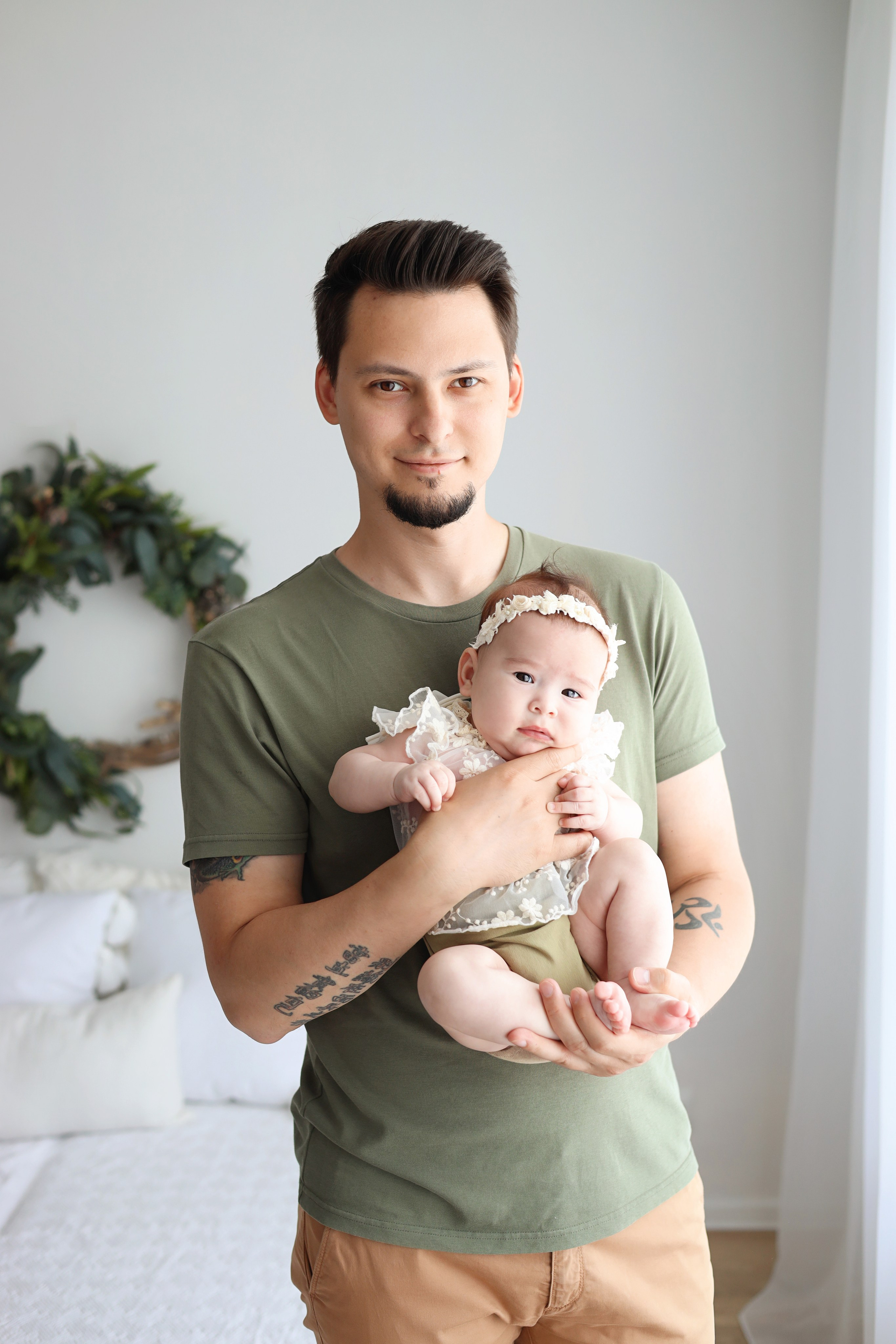 Фотосессия Василисы в студии в Бутово. Фотограф новорожденных Москва. Ньюборн фотограф Москва