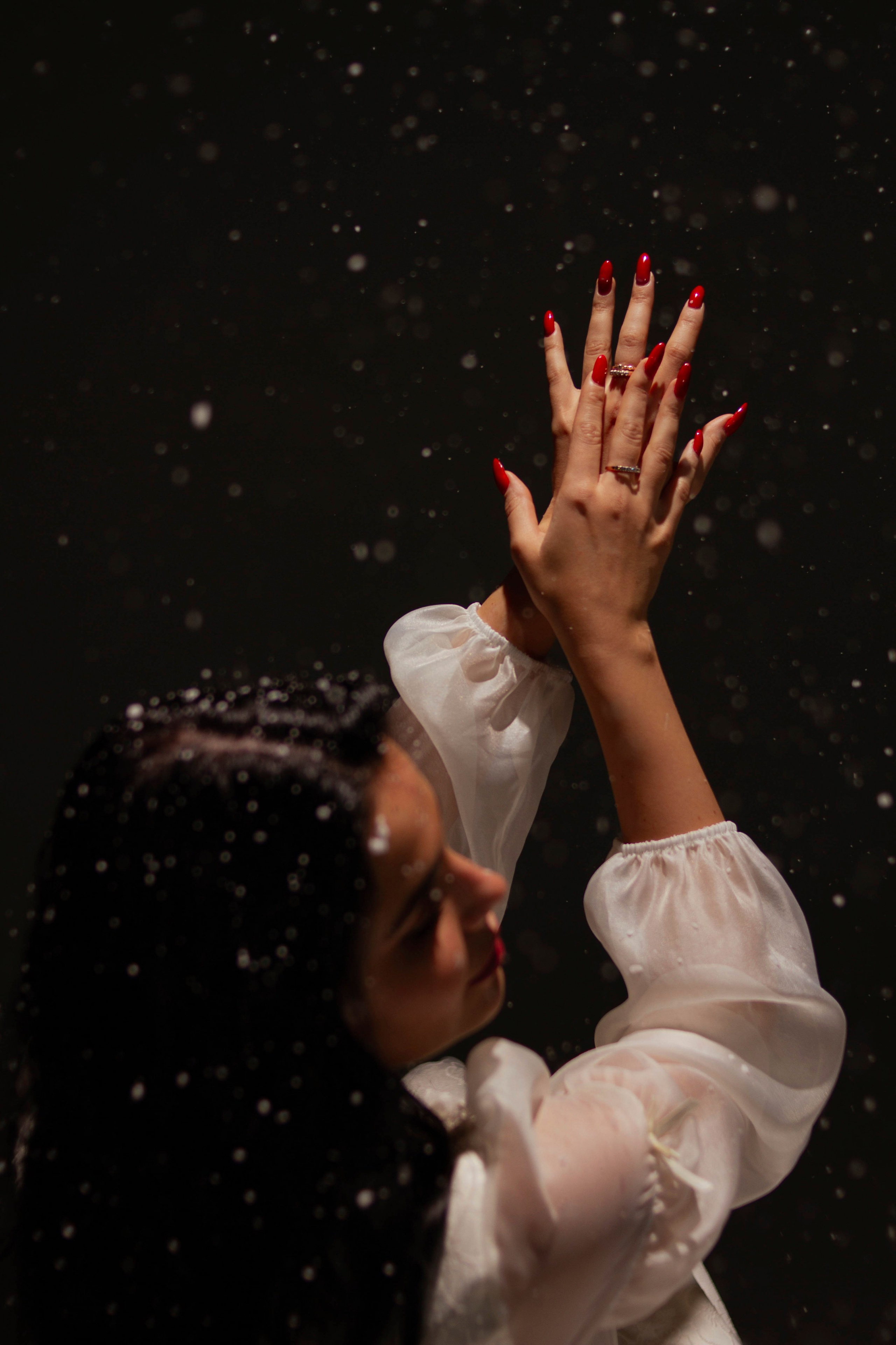 Снег в студии. Создадим шедевр? Виталина и её фотоискусство