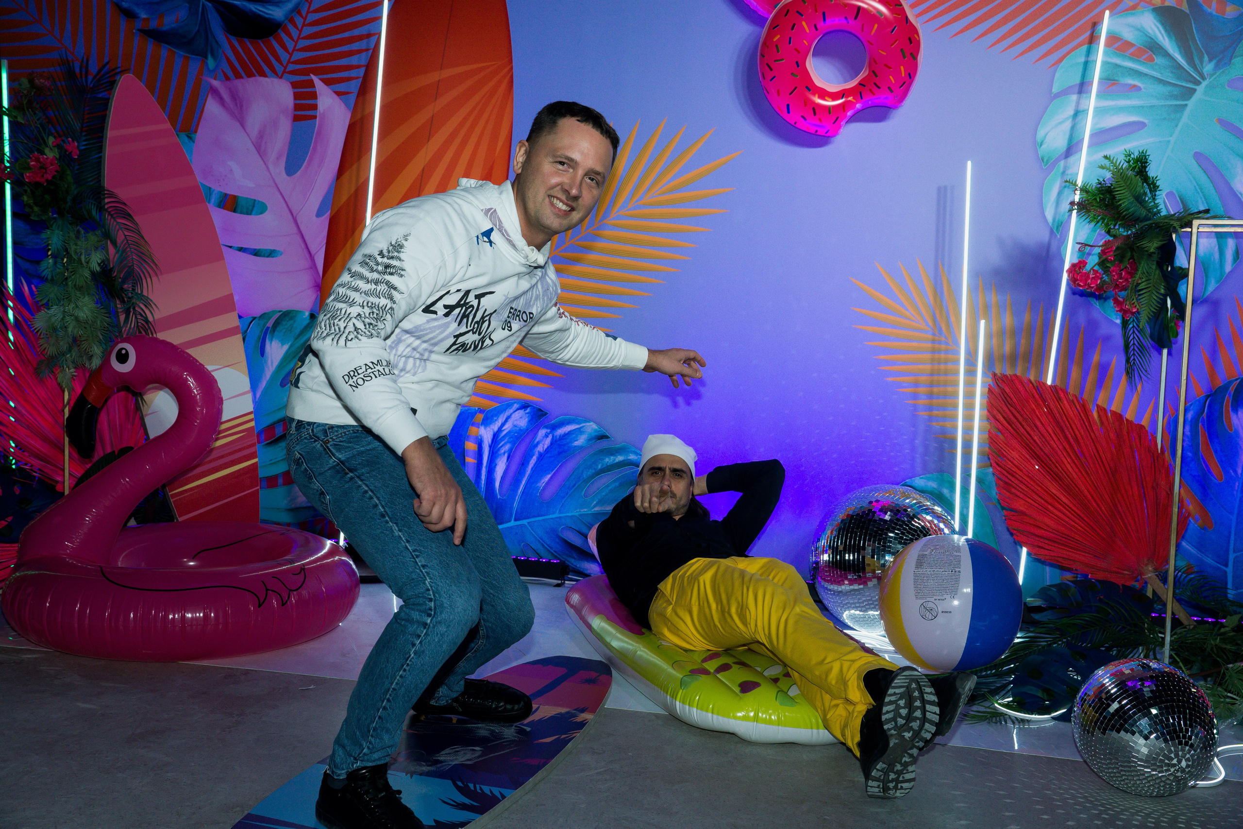 МТС корпоратив Гавайская вечеринка. Фотограф