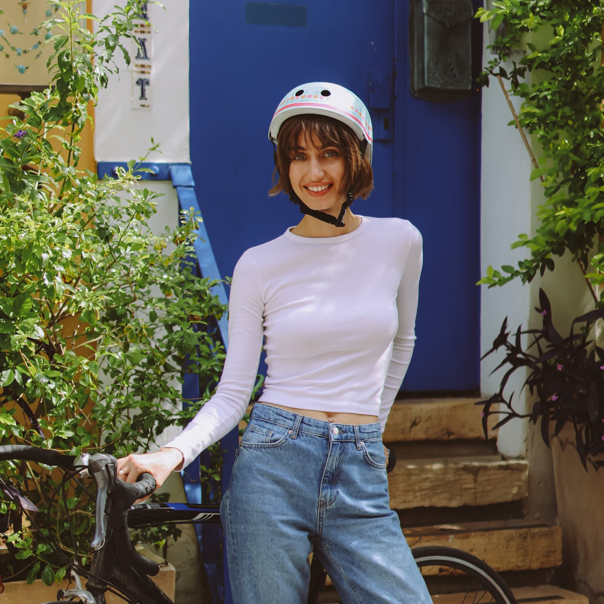 Nogah's helmets, Tel Aviv / April 2025. Photographer in Israel Alice Milchin