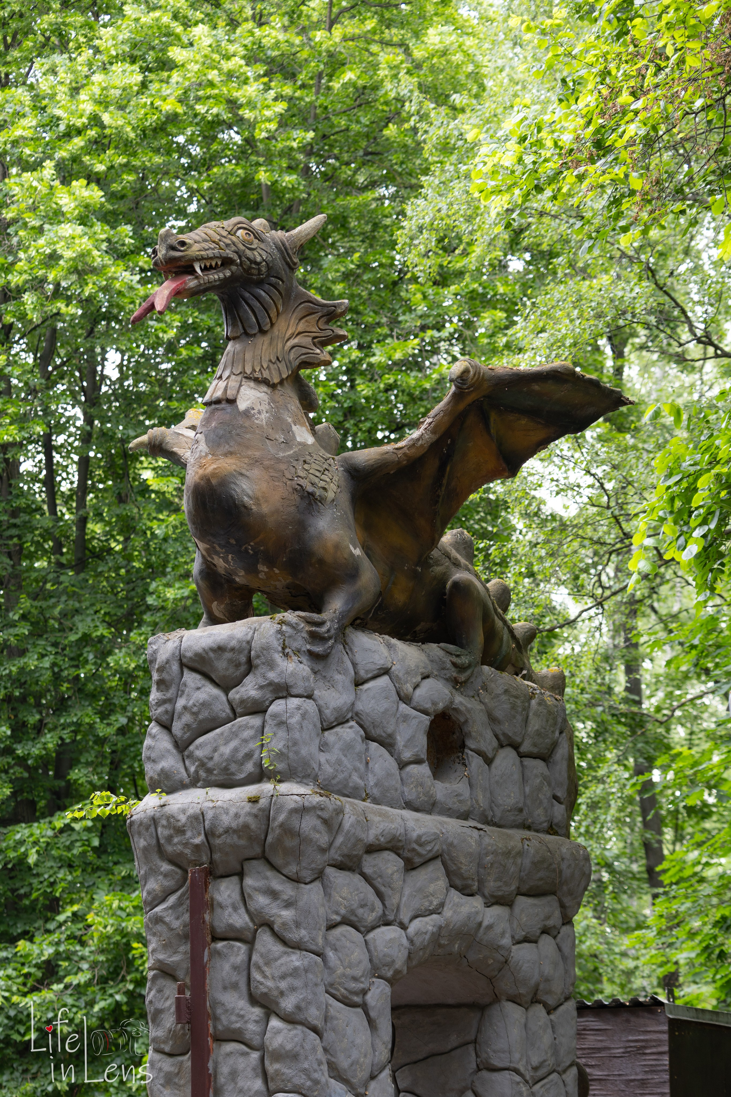 Парк Кузьминки. Фотограф, получающий удовольствие от своей работы