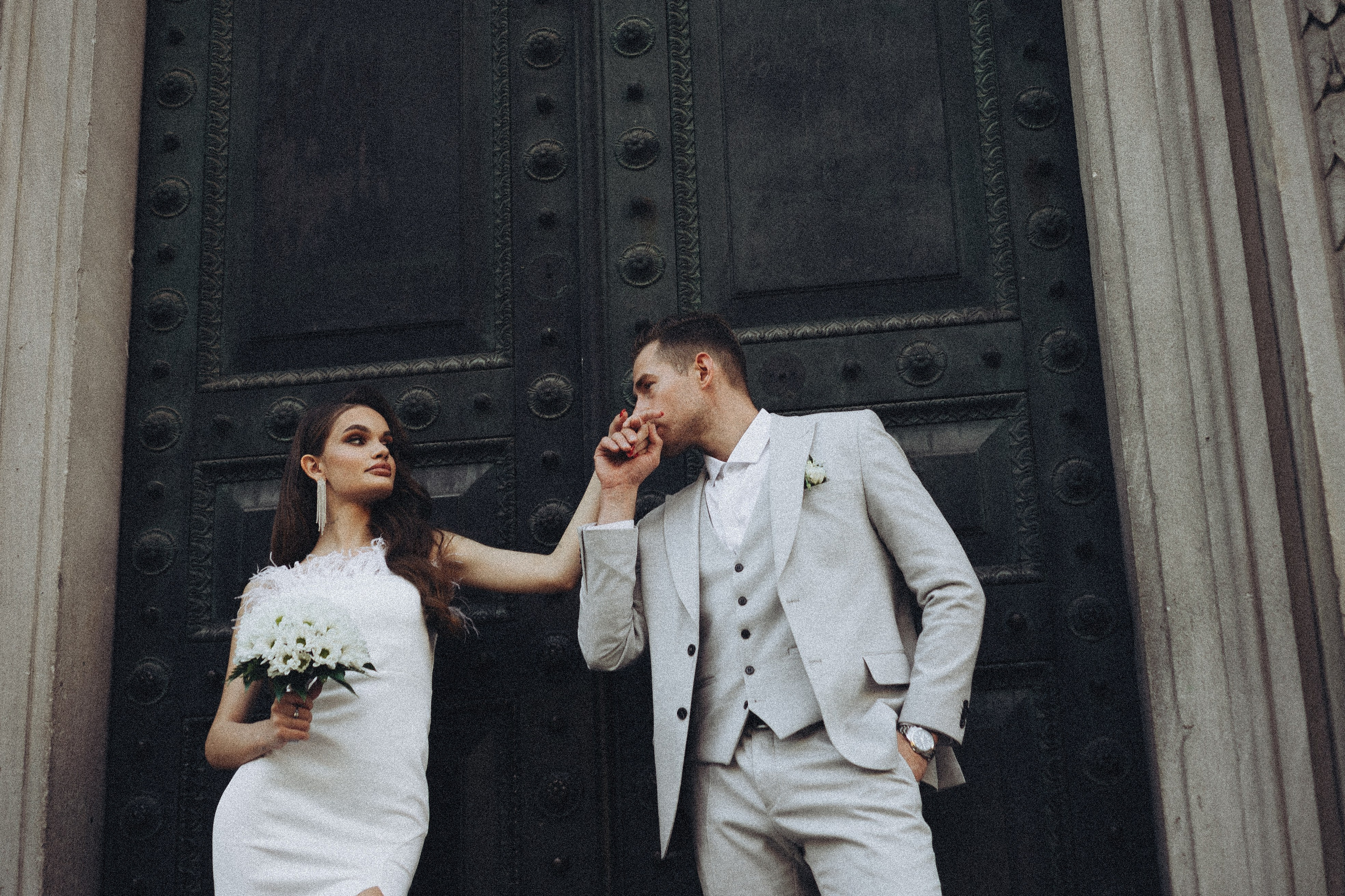 Свадебная сьемка у академии Штиглица. Профессиональный фотограф, Санкт-Петербург — Виктория Богомолова