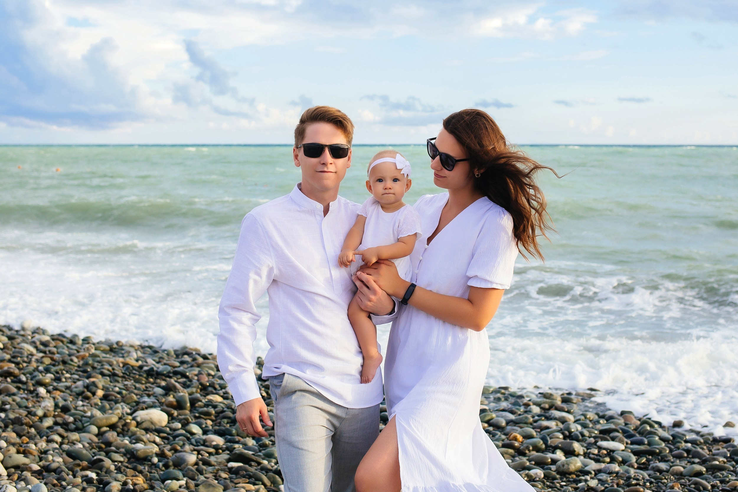 Семейная фотосессия на море в Адлере. Фотограф Сочи Адлер. Солькаева Анастасия