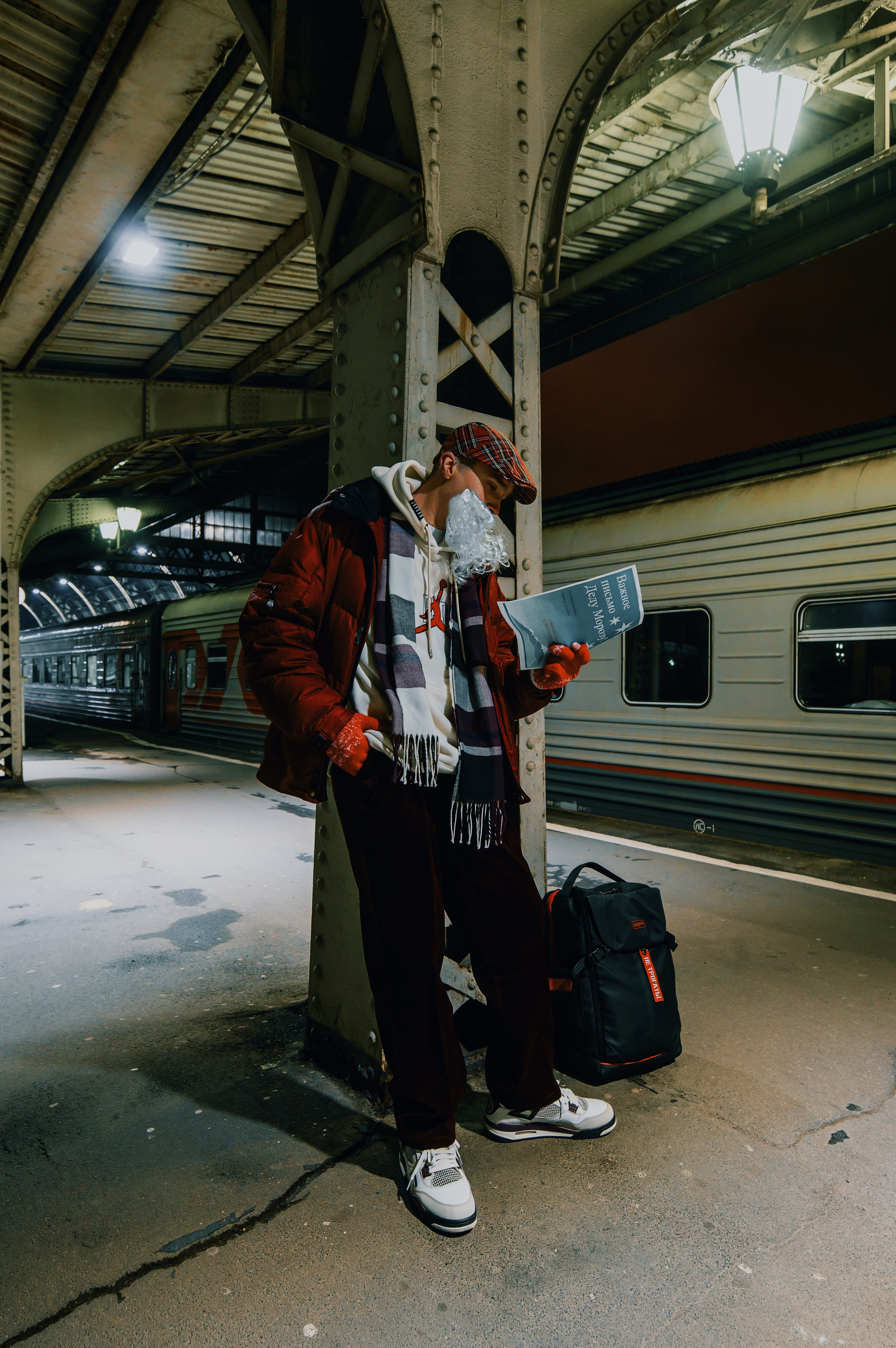 Дед Мороз на стиле. Профессиональный фотограф в Санкт-Петербурге