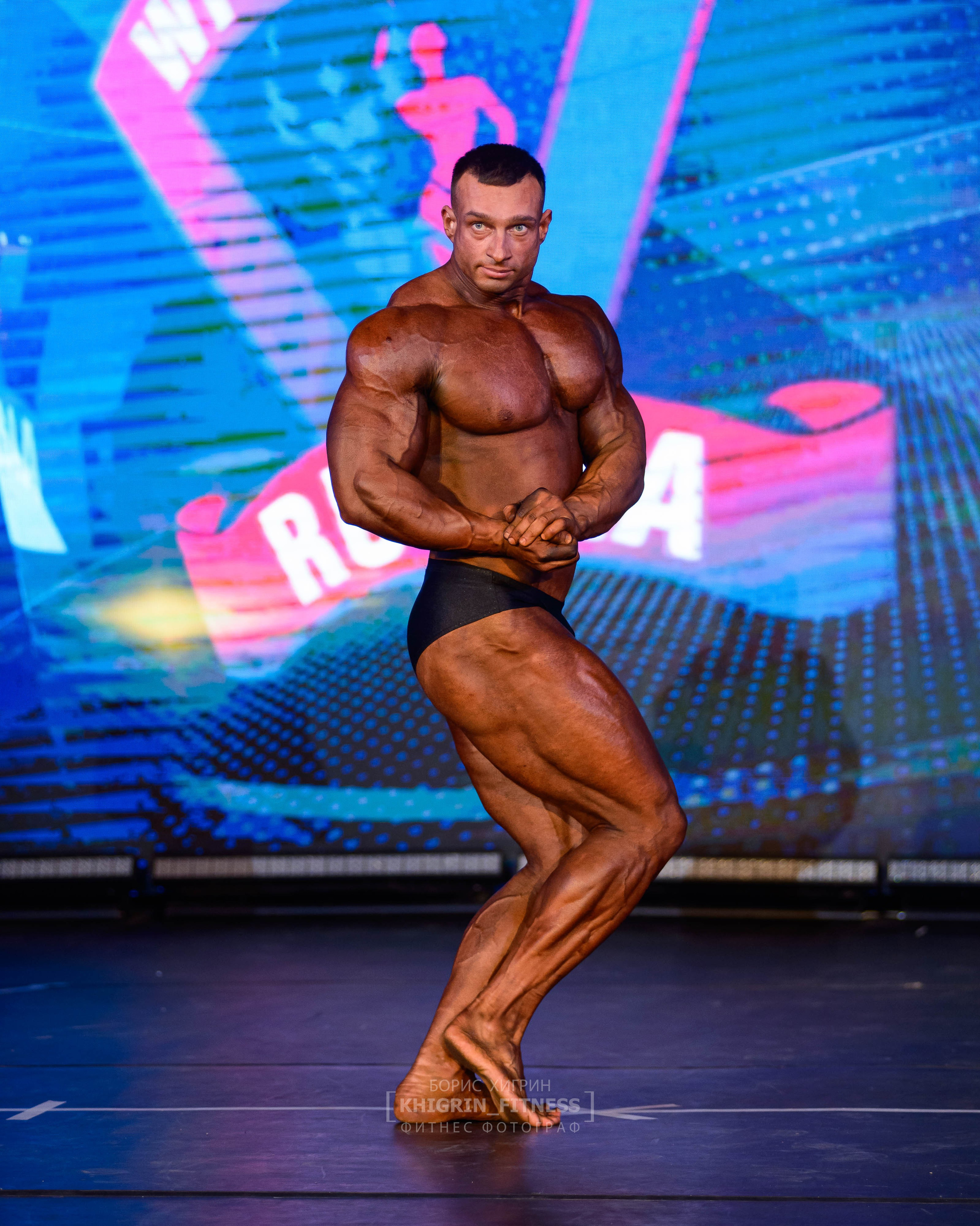 Съёмка на турнирахпо бодибилдингуWFF WBBF Russia