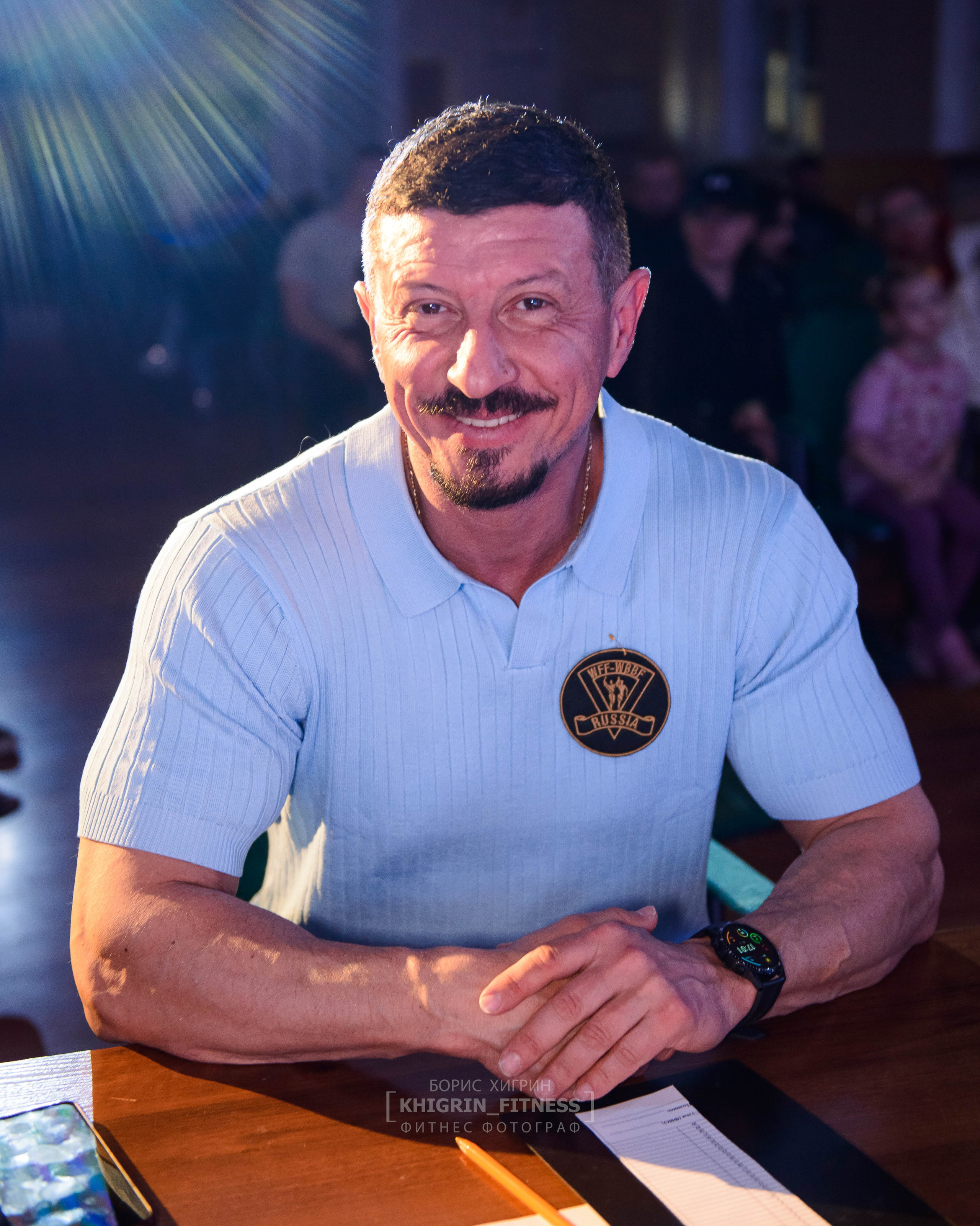 Съёмка на турнирахпо бодибилдингуWFF WBBF Russia
