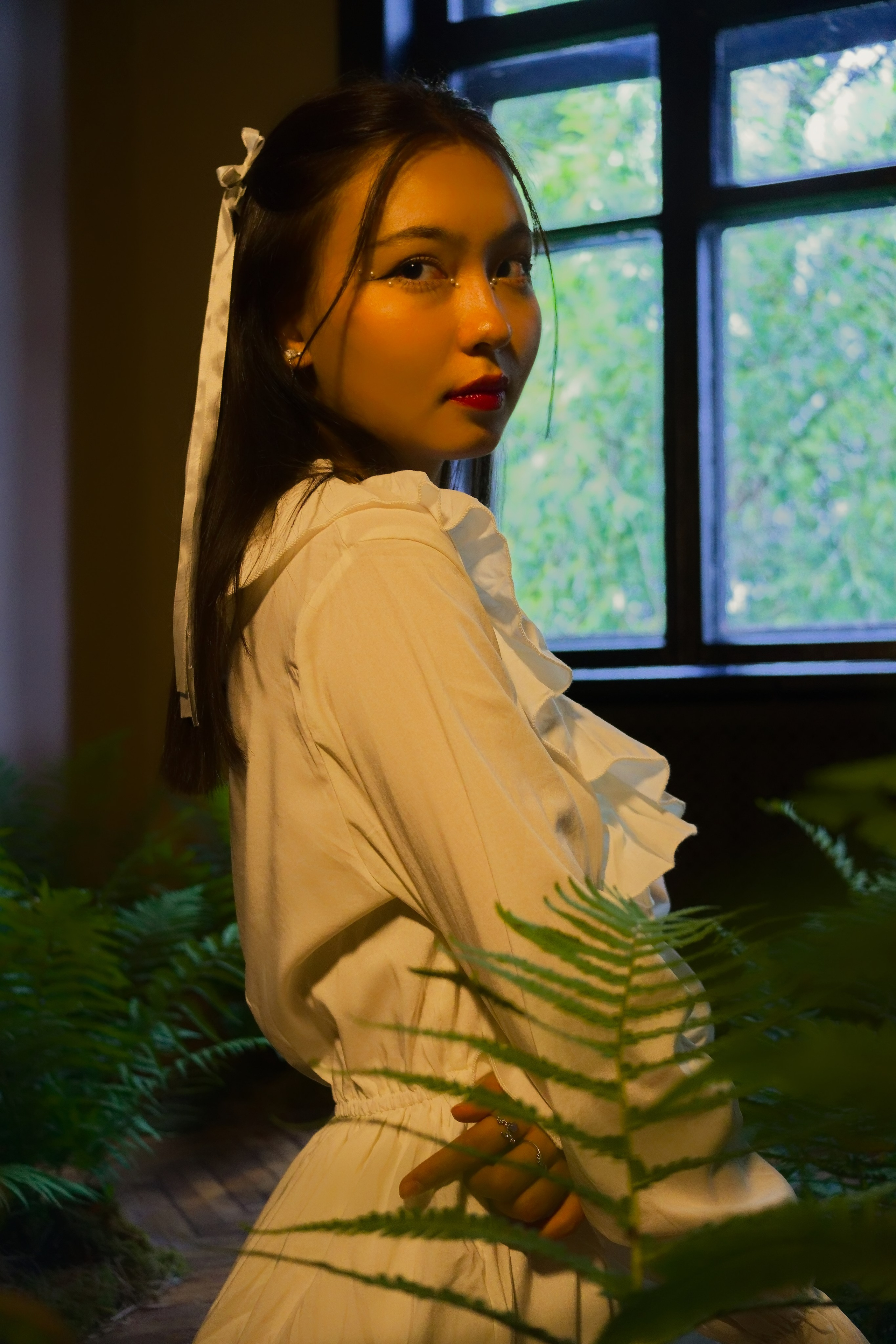 Аделина. Папоротник. Фотограф Денис Шемет