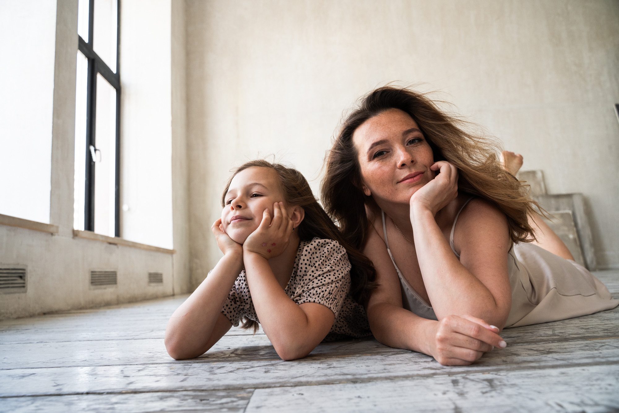 Семейная съемка в студии, Ольга и Мила. Марина Маслак портретный, репортажный и семейный фотограф в Москве