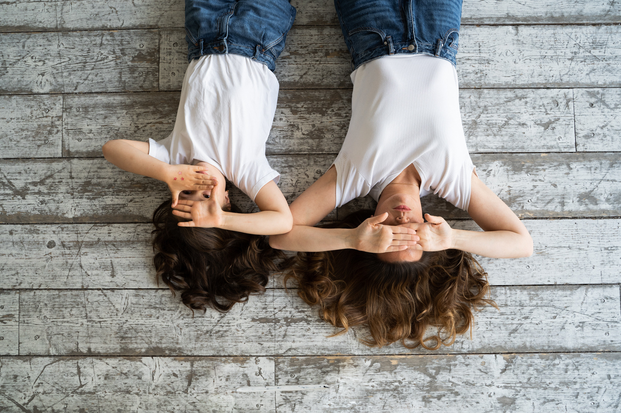 Семейная съемка в студии, Ольга и Мила. Марина Маслак портретный, репортажный и семейный фотограф в Москве