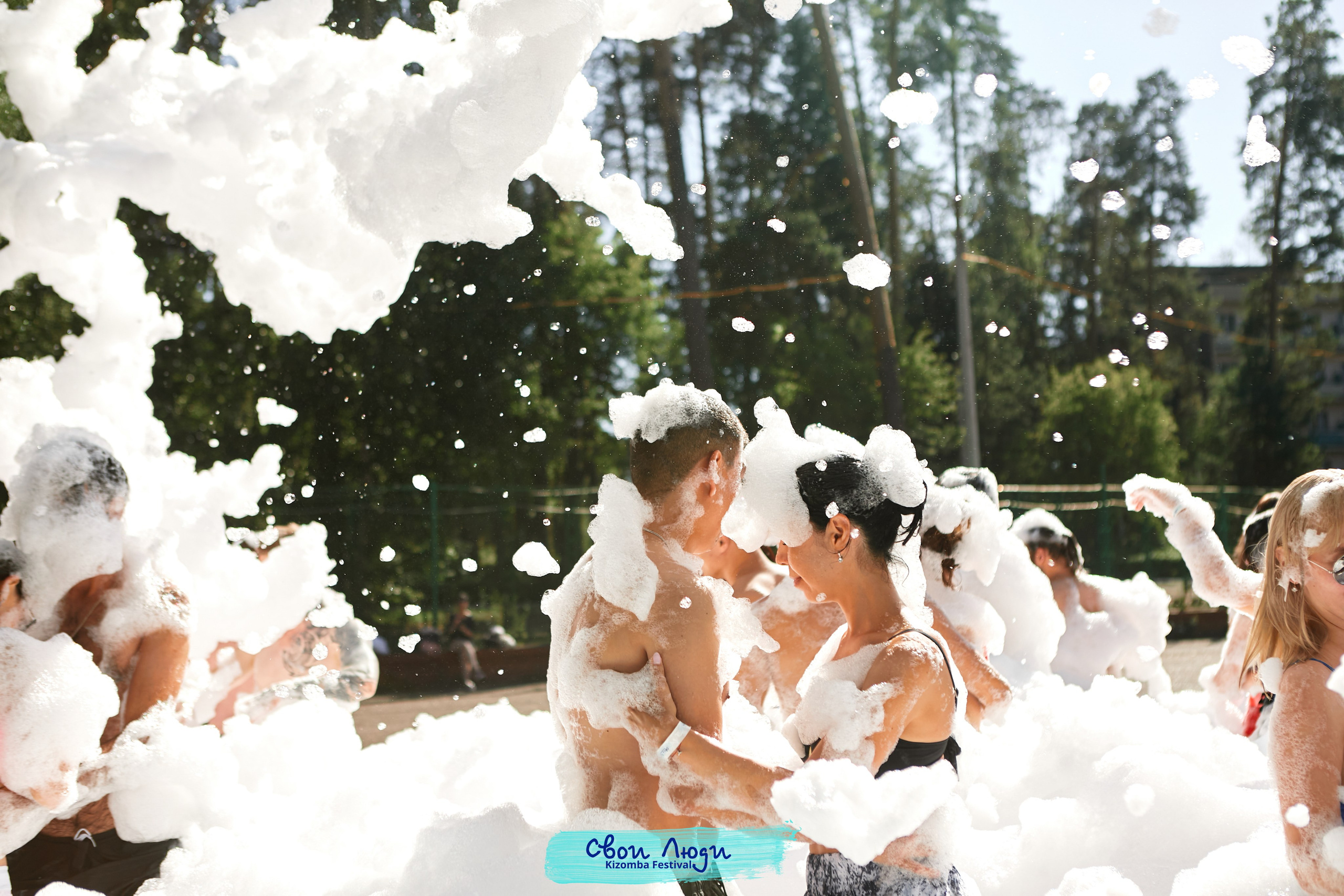 Foam party. Свадебный фотограф