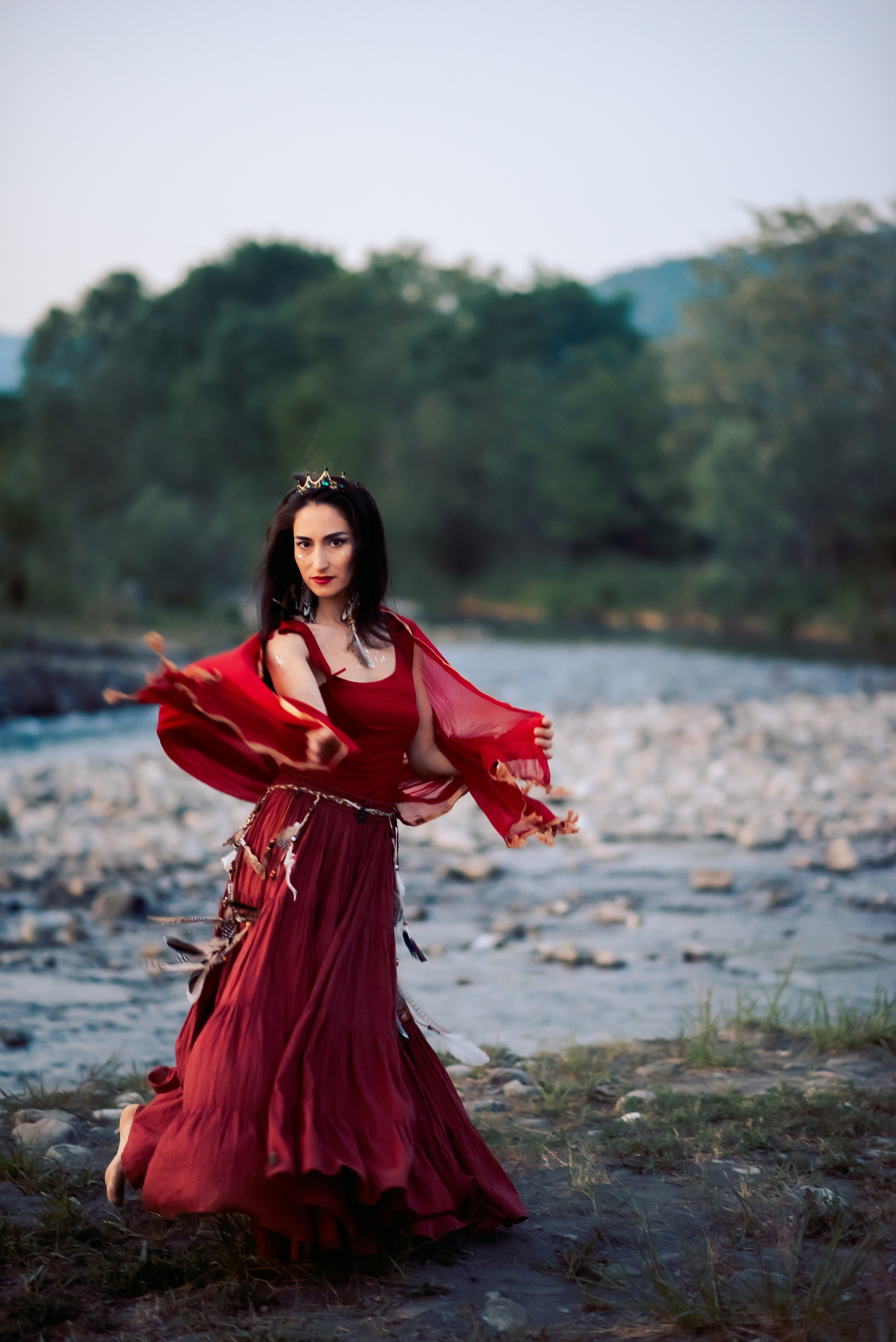 У костра. Семейный и женский фотограф Лоо Краснодар Сочи Энем Татьяна Трибурт