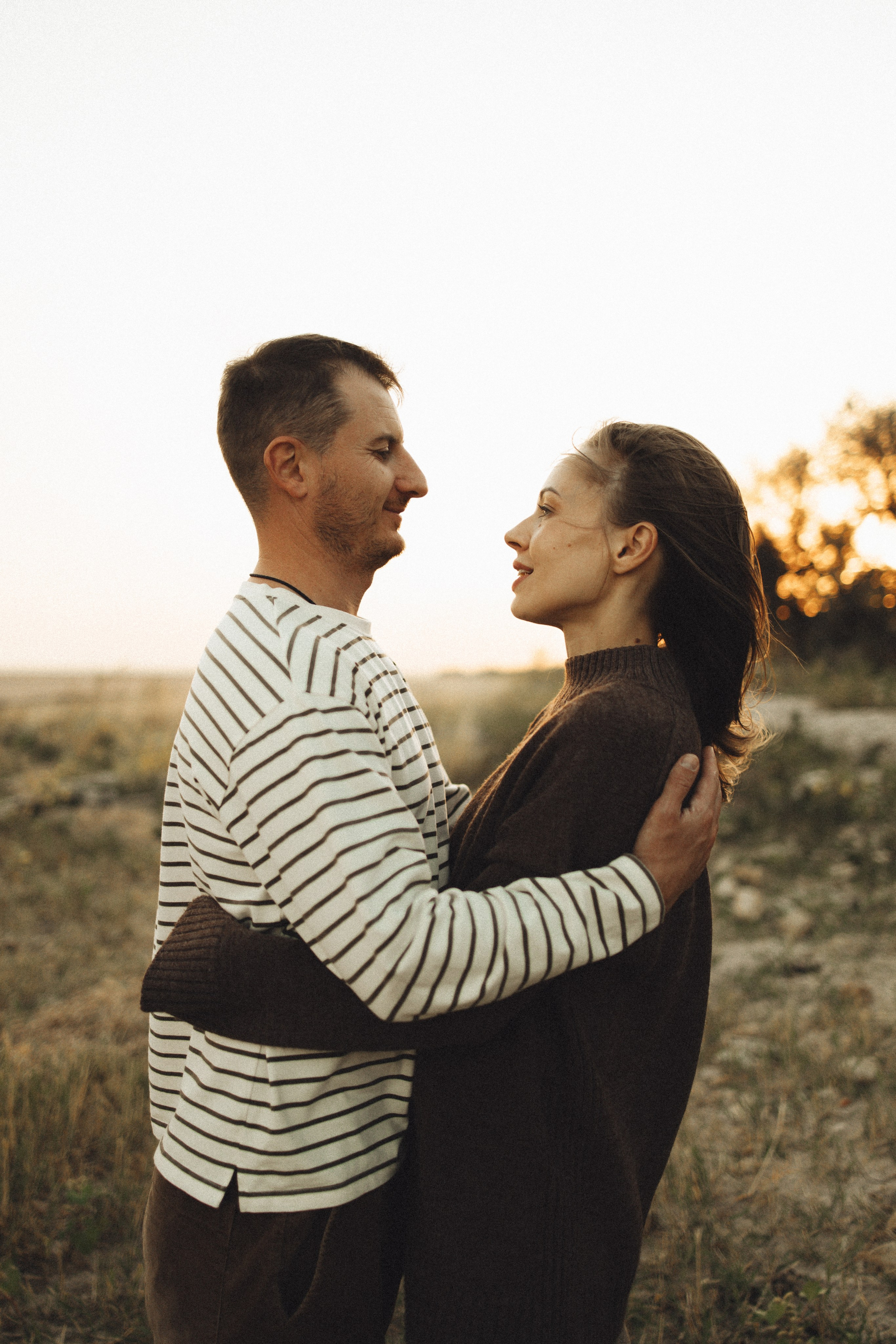 Семейная история, закат в Мержаново. Семейный и детский фотограф, таганрог, ростов-на-дону