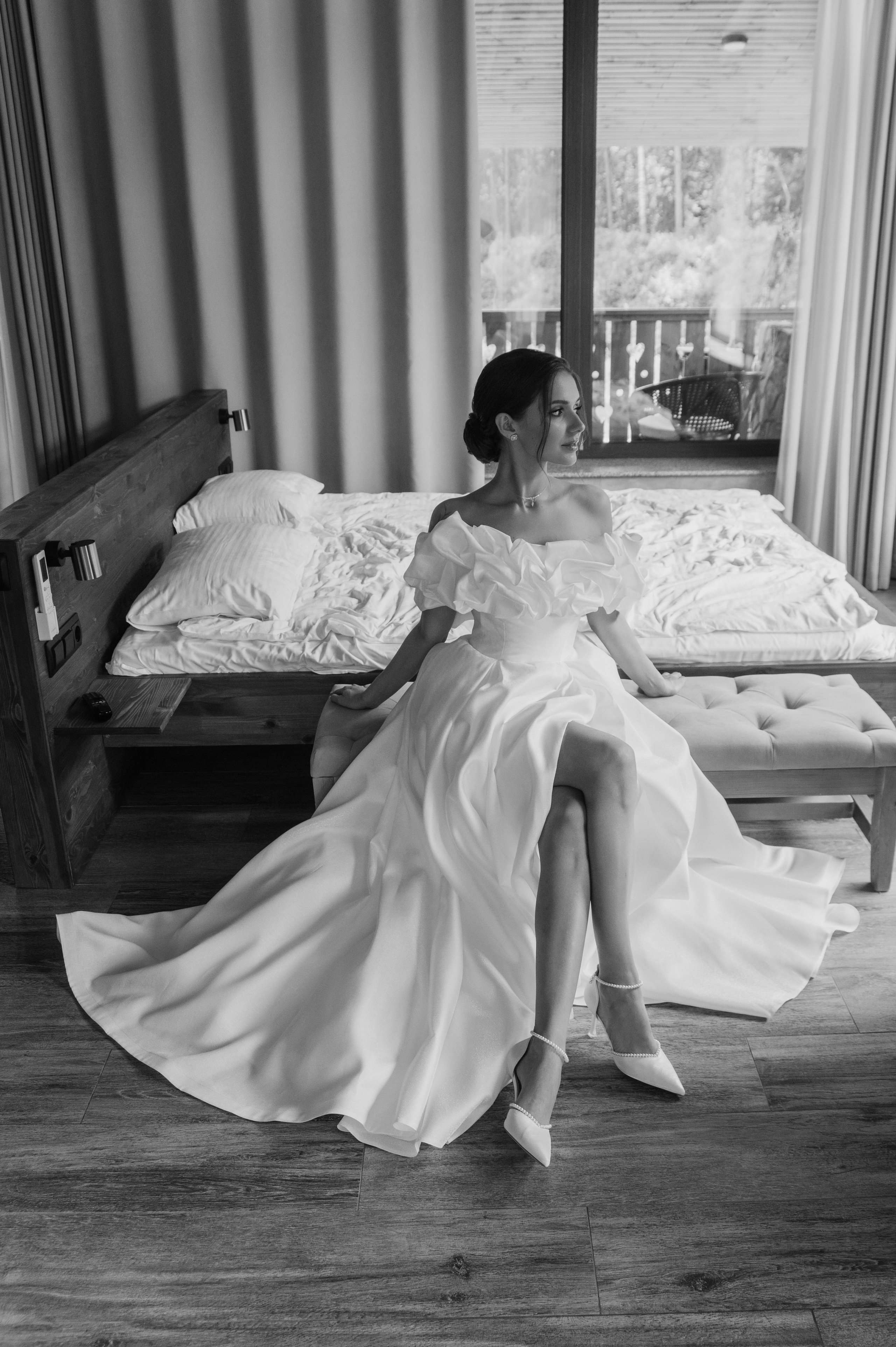 Свадебная фотосессия с утром невесты и красивым свадебным банкетом. Свадебный фотограф в Твери, Москве и Санкт-Петербурге Денисова Екатерина