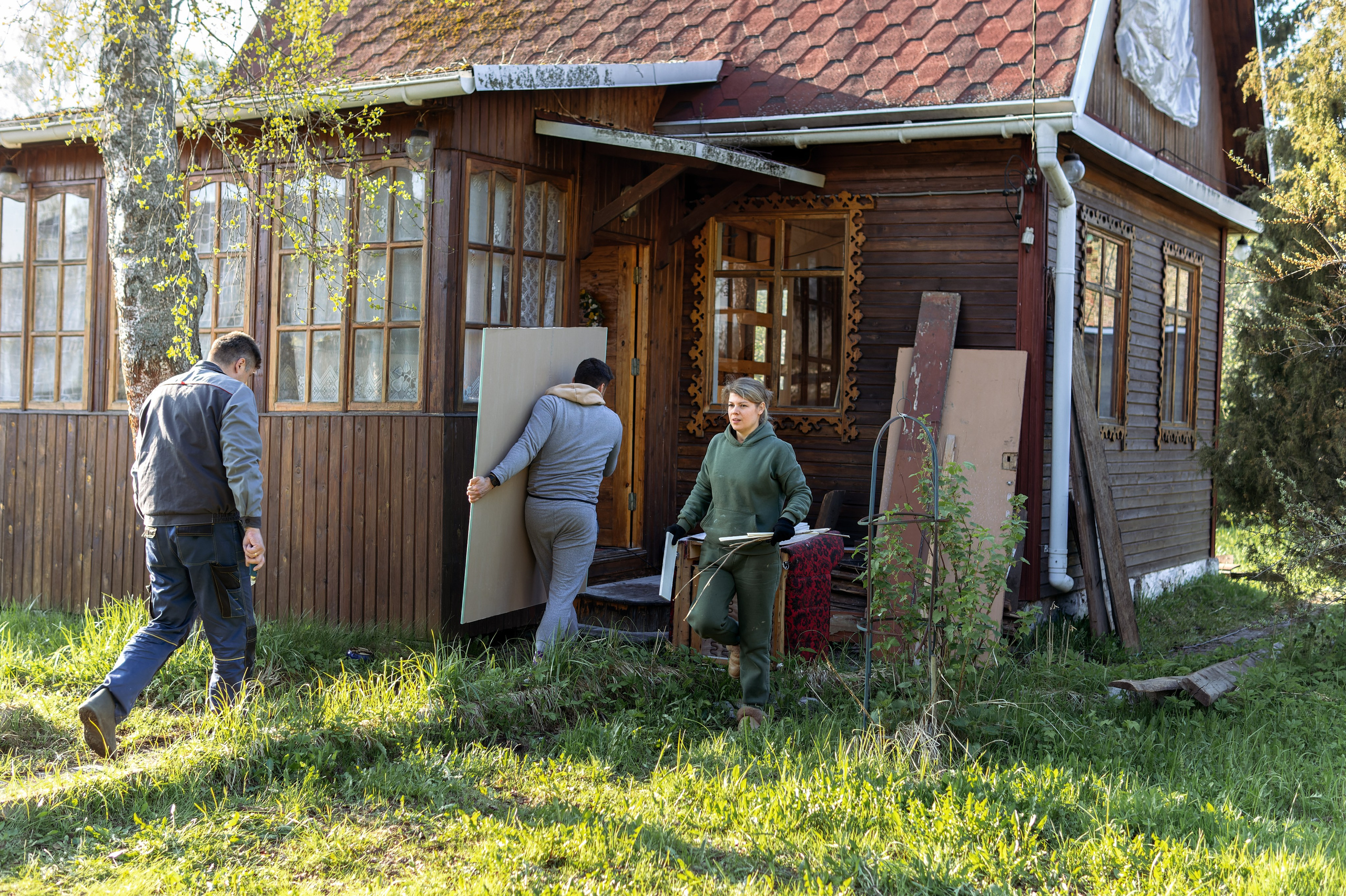 Семейная дачная фотосессия lifestyle