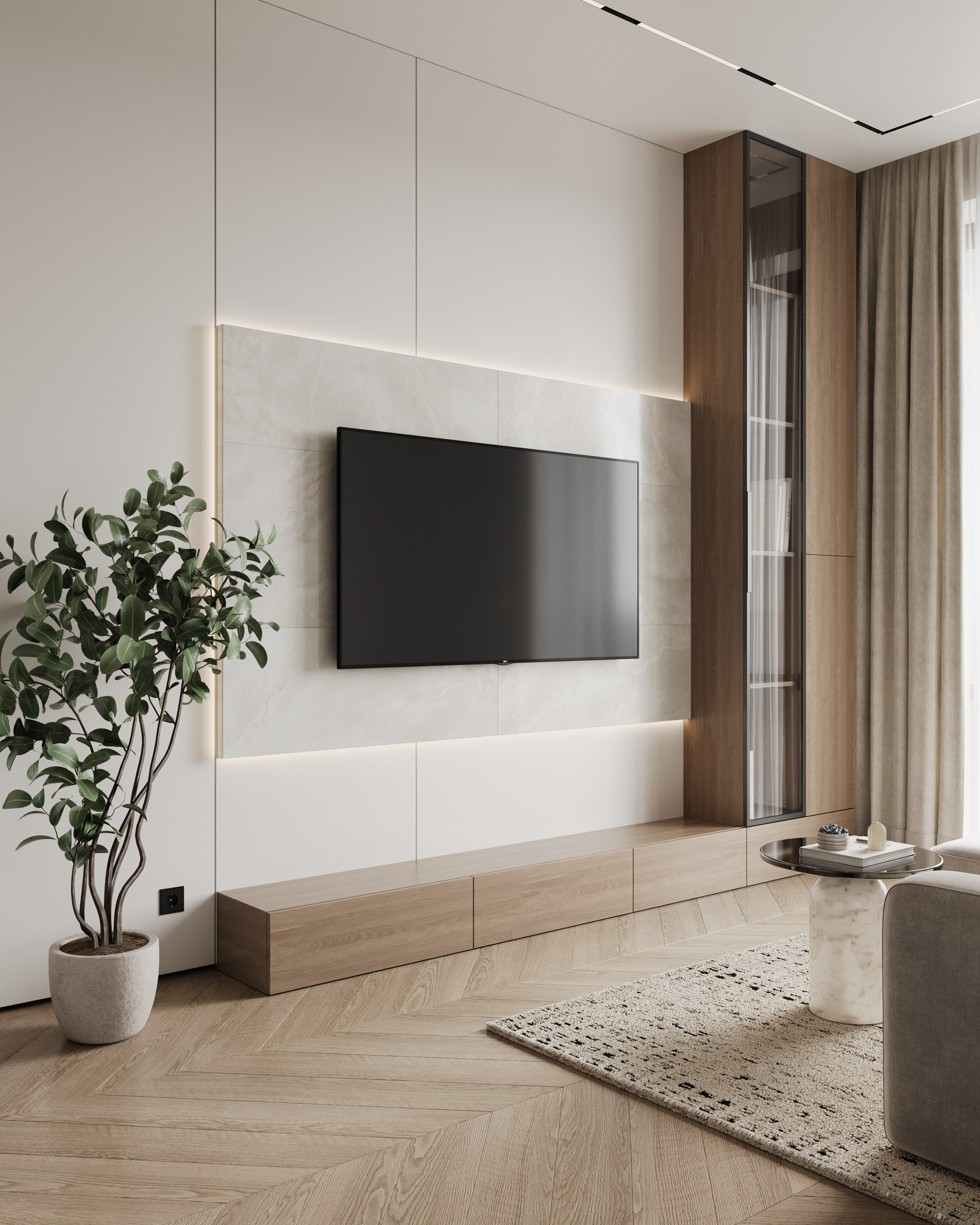 SKY BLUE. Дизайн интерьера | 3D визуализация | Миланская Марина