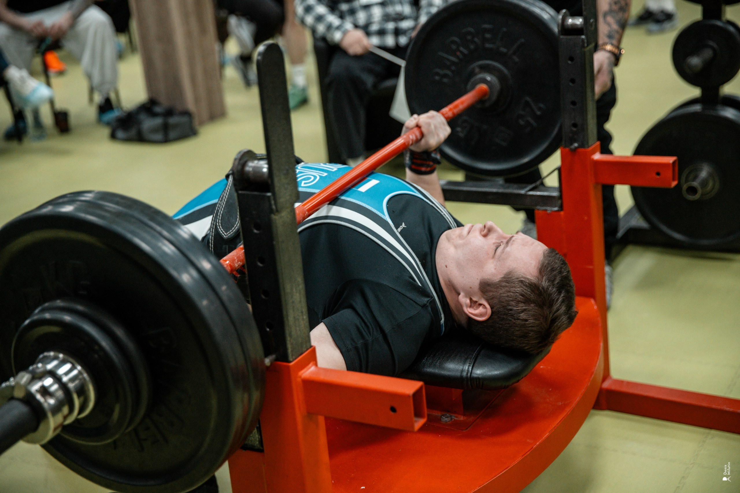 Турнир по жиму лёжа. Портретный фотограф Денис Милютин
