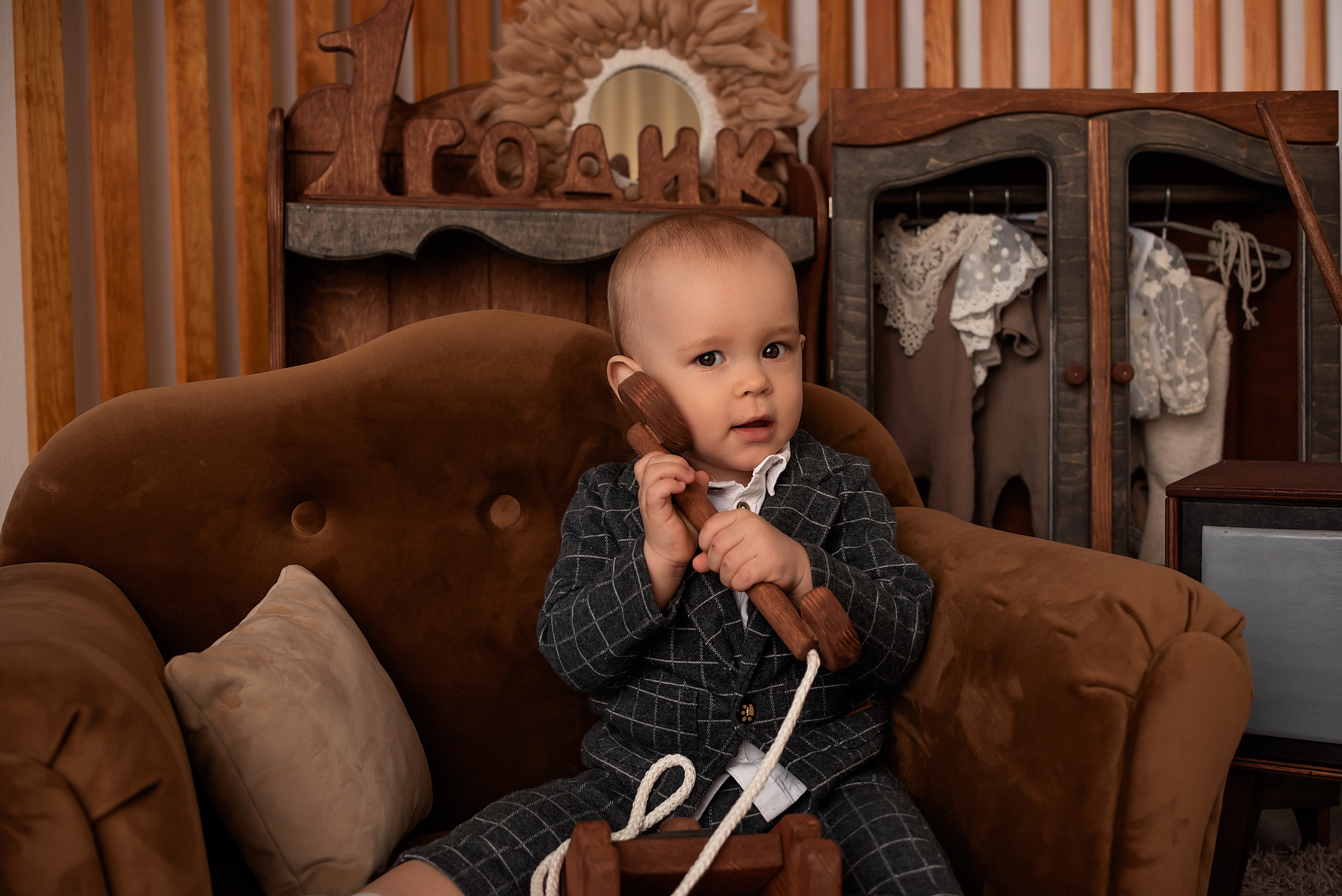 Иван годик. Детский фотограф новорождённых в Минске Боровик Екатерина