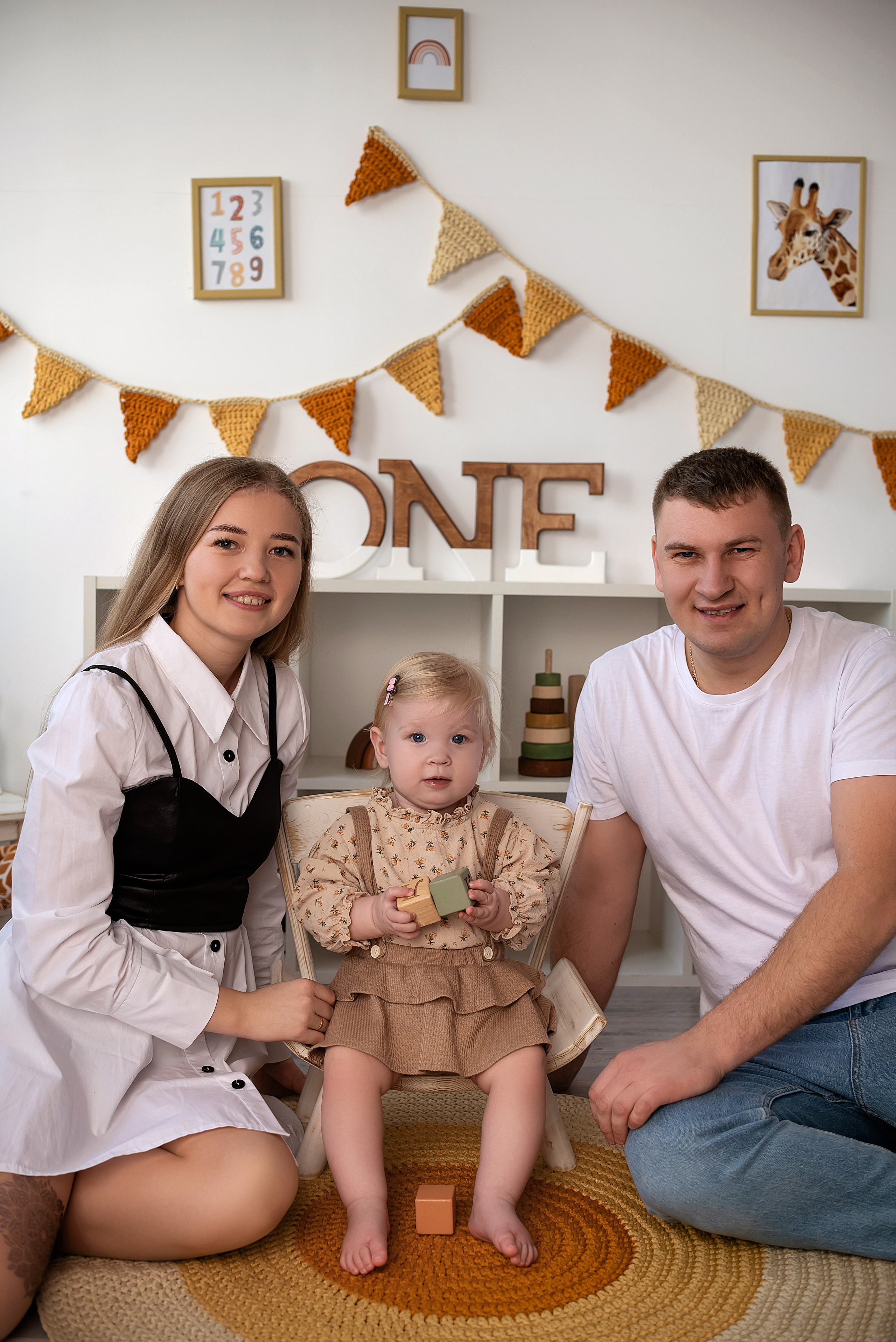 Лиза годик. Детский фотограф новорождённых в Минске Боровик Екатерина